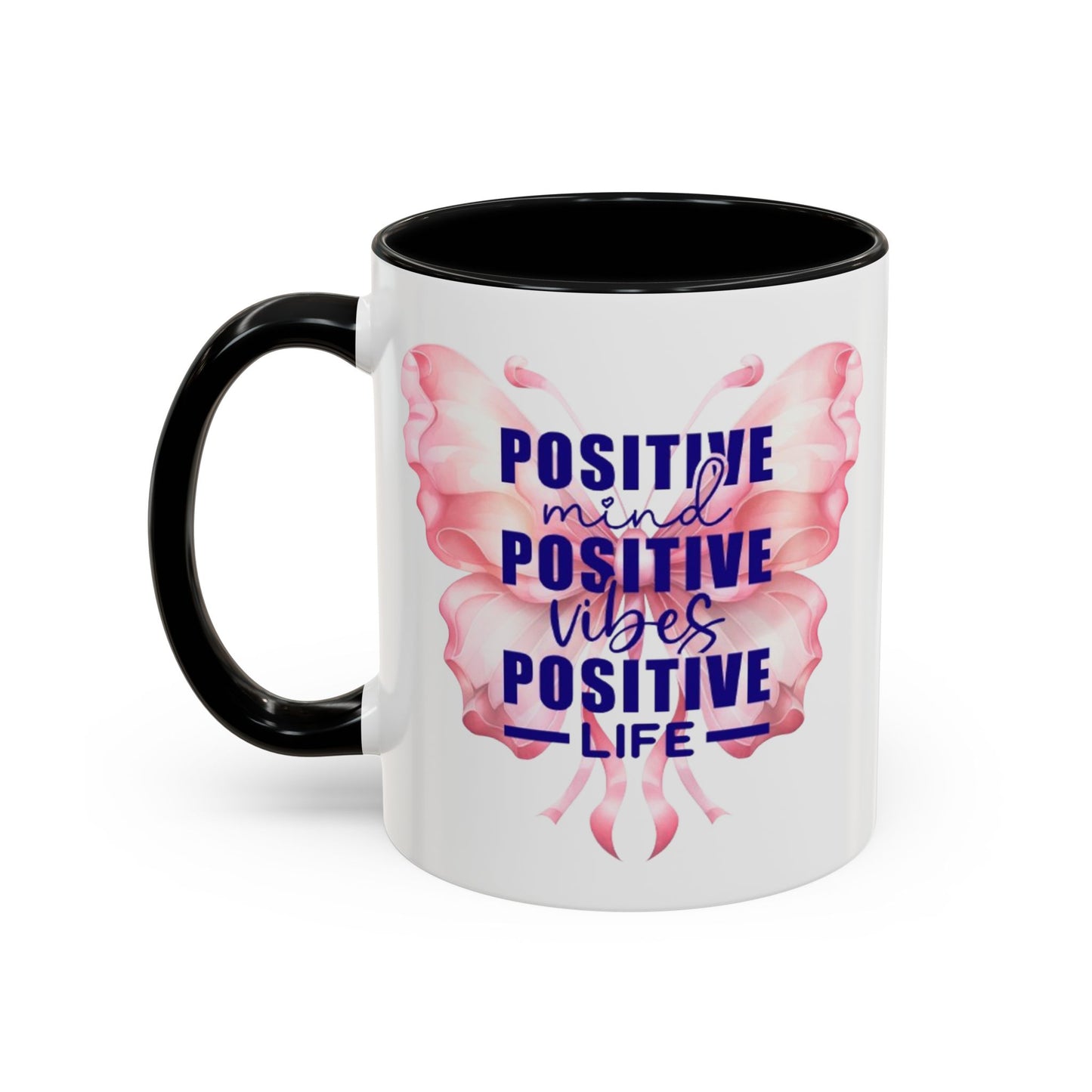 Positive Vibes Coffee Mug, Inspirational Mug, Motivational Mug for Home Office, Gift for Friends, Encouragement Cup, Positive Mind Decor