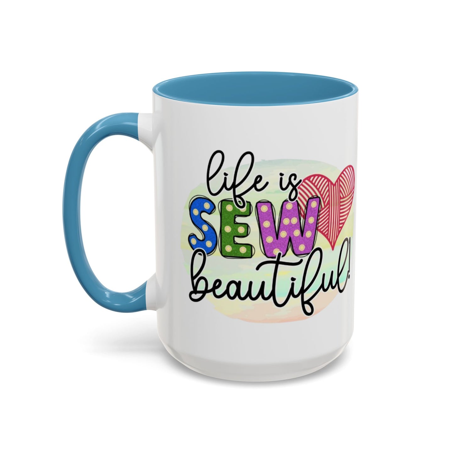 Sewing-Themed Coffee Mug – Perfect Gift for Crafters, Quilters, Birthday, Gift for Her, Inspirational Mug