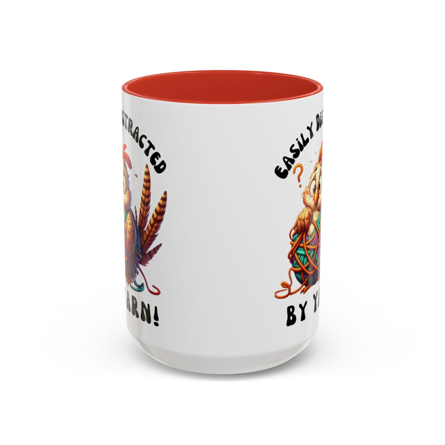 Whimsical Yarn Lover's Coffee Mug – Perfect Gift for Crafters, Crafting Enthusiasts, Cozy Home Decor, Fun Accent Mug