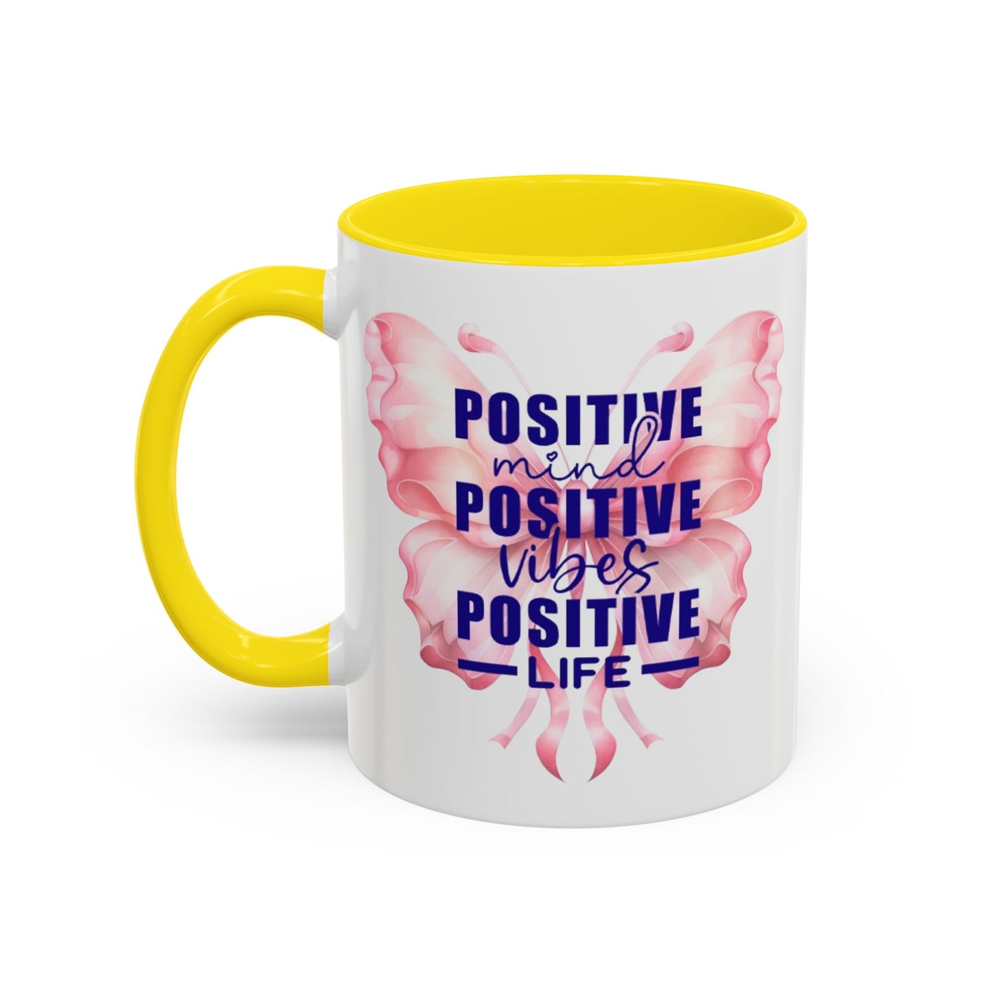 Positive Vibes Coffee Mug, Inspirational Mug, Motivational Mug for Home Office, Gift for Friends, Encouragement Cup, Positive Mind Decor