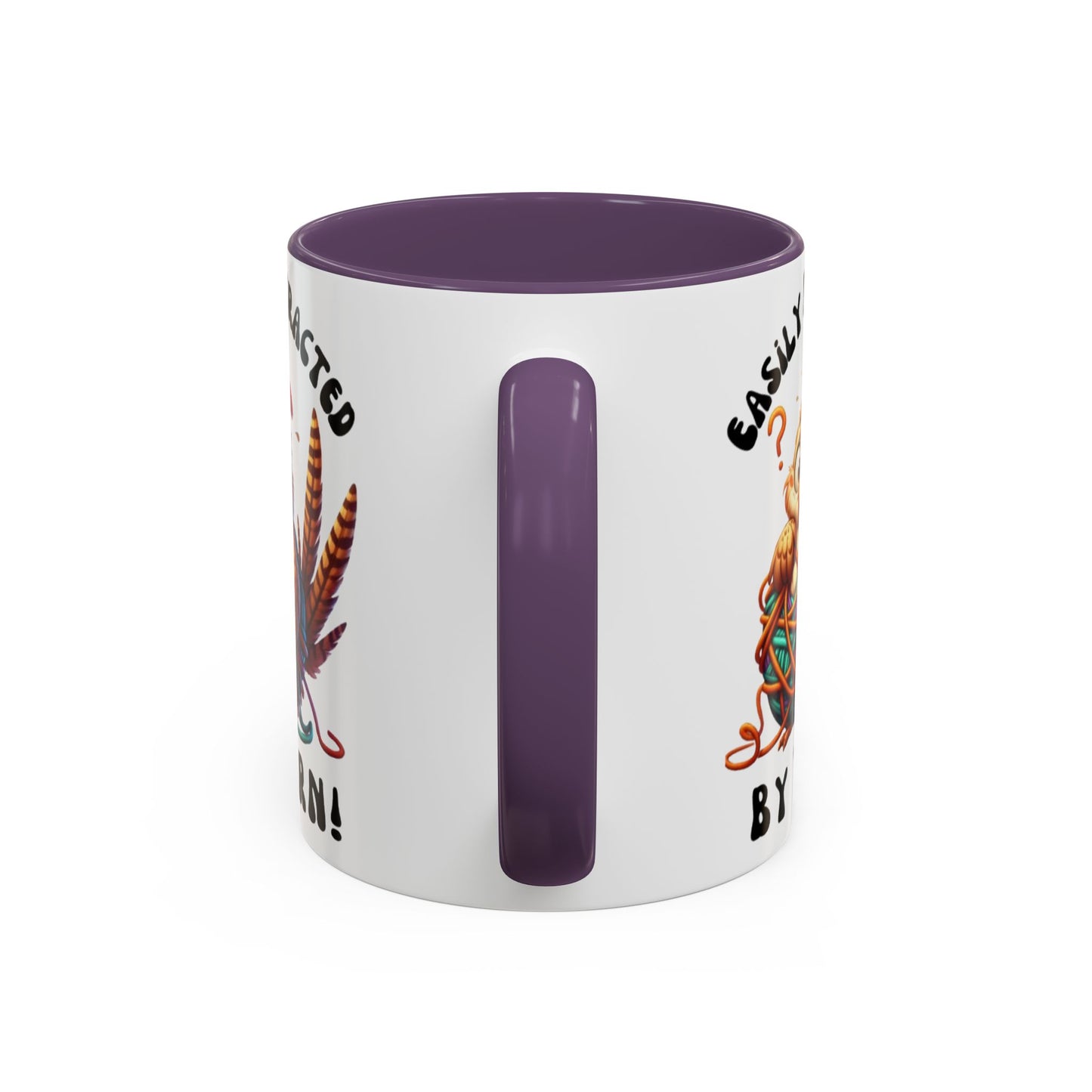 Whimsical Yarn Lover's Coffee Mug – Perfect Gift for Crafters, Crafting Enthusiasts, Cozy Home Decor, Fun Accent Mug