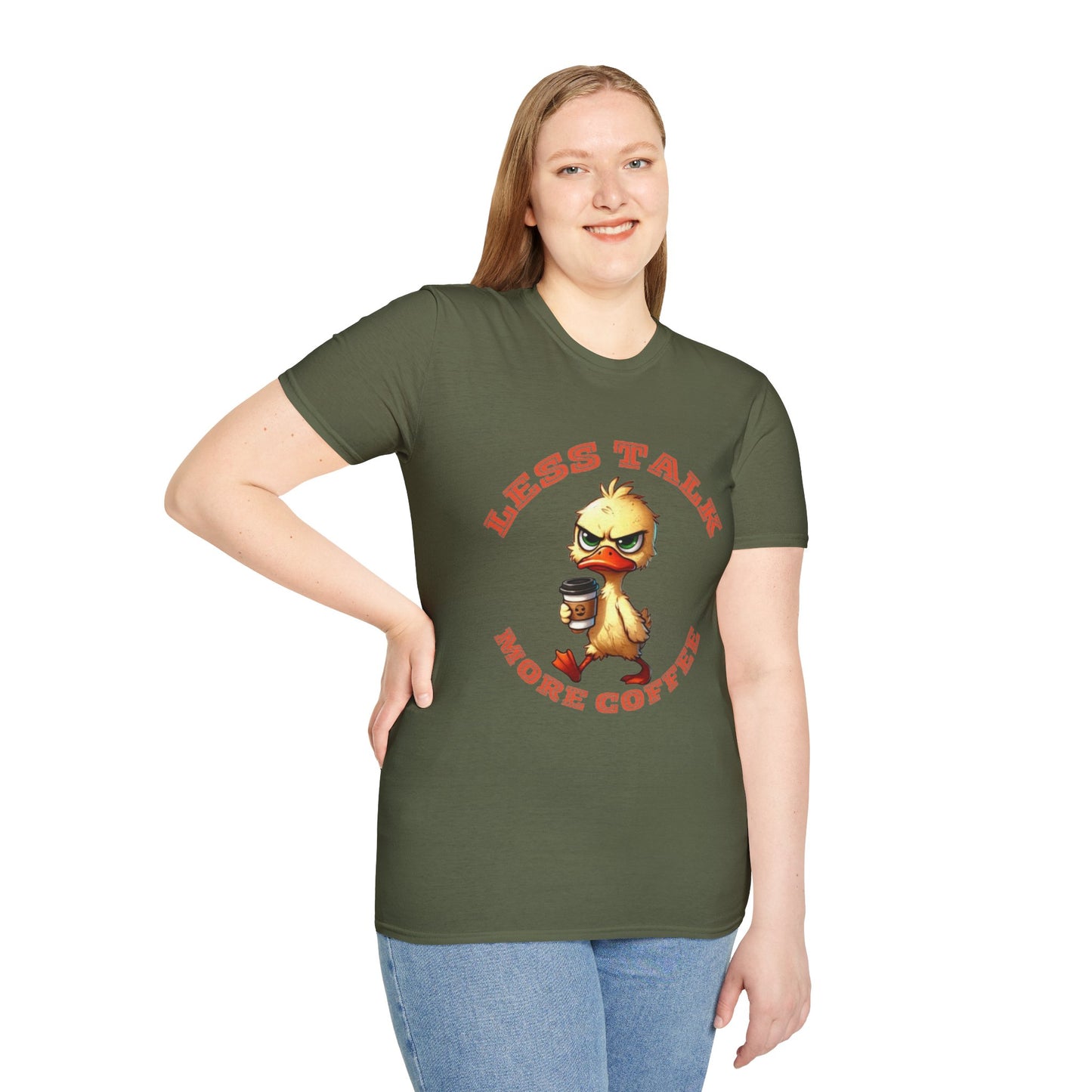 Coffee Lover Unisex T-Shirt - Less Talk More Coffee, Funny Gift for Baristas, Perfect for Casual Wear, Coffee Enthusiast, Birthday Gift