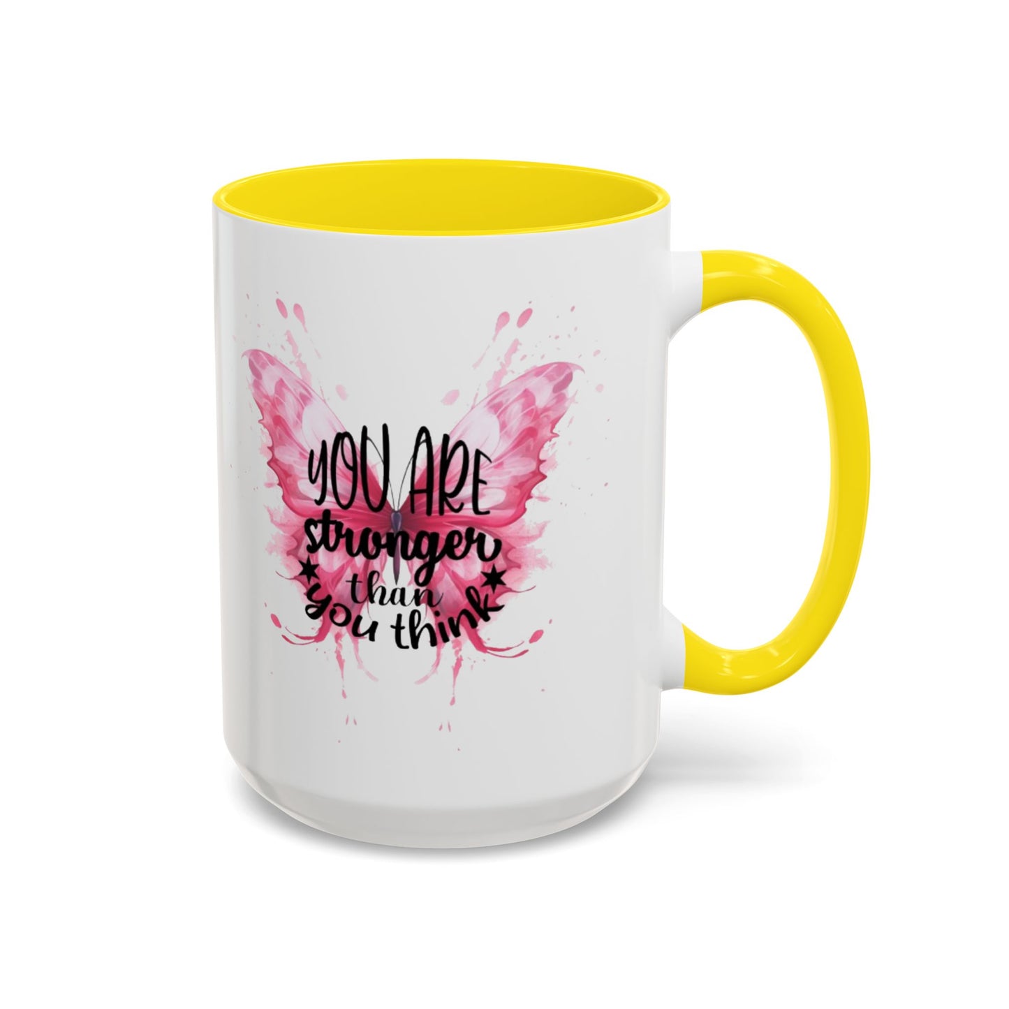 Inspirational Butterfly Coffee Mug, Empowerment Gift, Motivational Drinkware, Self-Care Mug, Butterfly Decor, Pink Mug