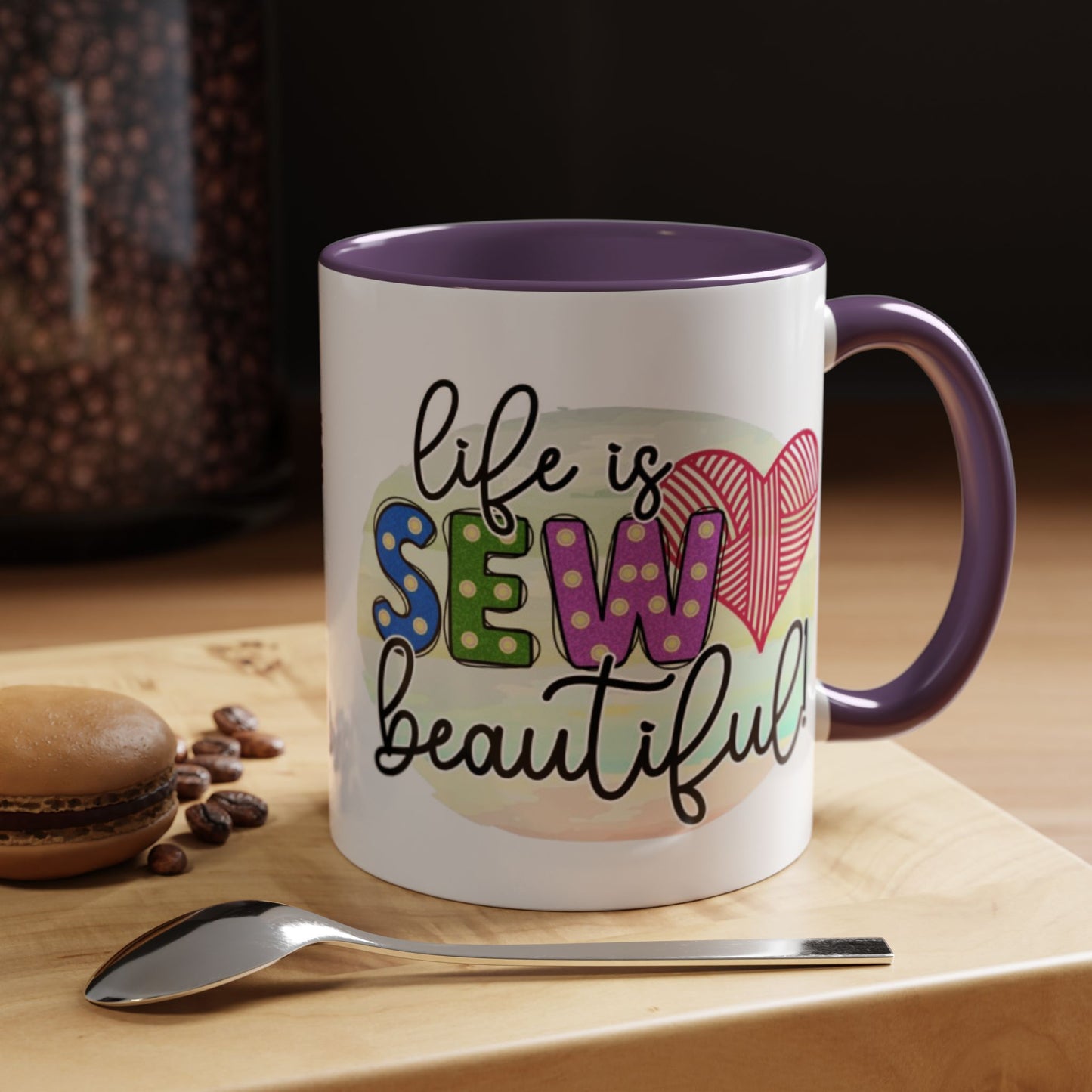 Sewing-Themed Coffee Mug – Perfect Gift for Crafters, Quilters, Birthday, Gift for Her, Inspirational Mug