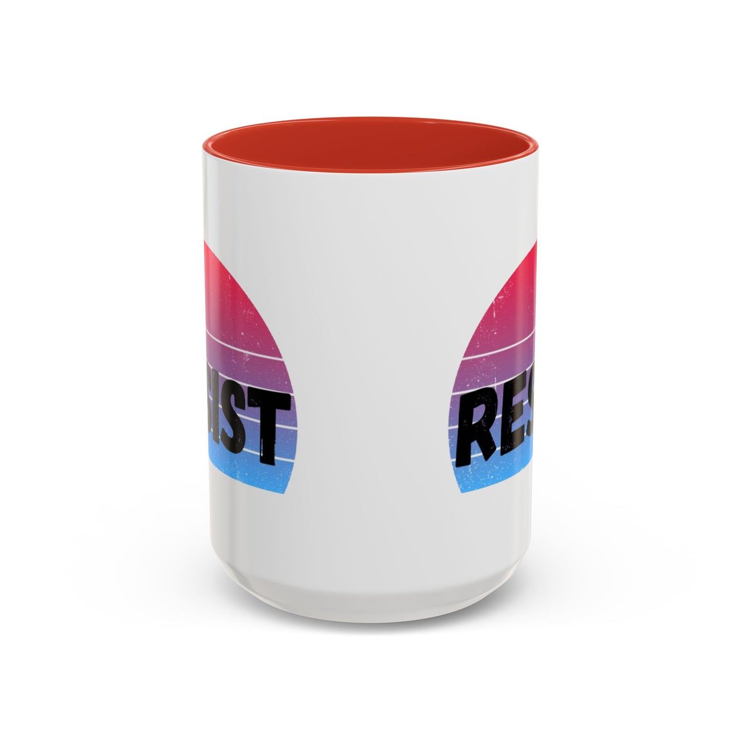 Colorful Resist Coffee Mug, Motivational Mug for Empowerment, Perfect Gift for Activists, Inspirational Kitchenware, 11oz 15oz