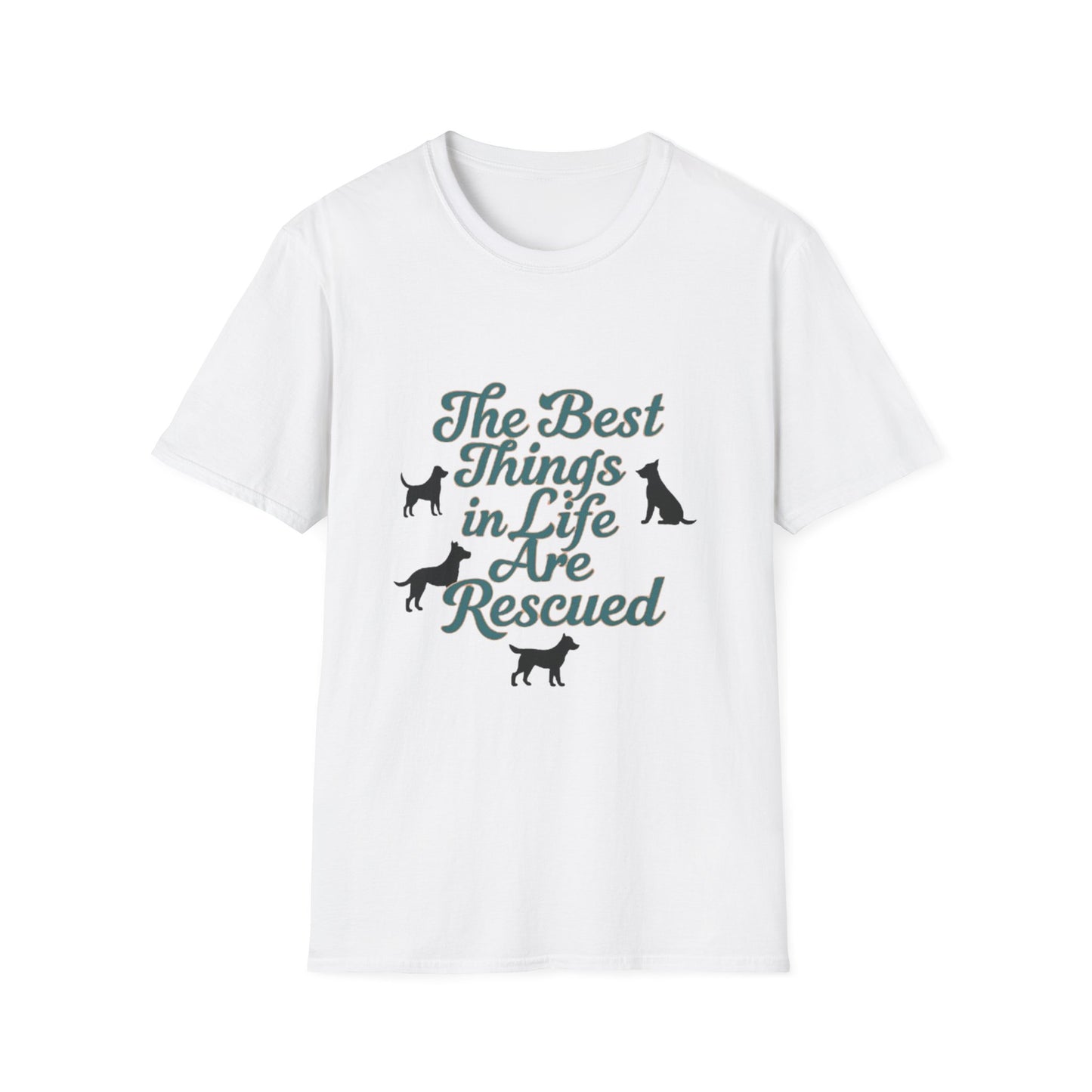 Rescue Dogs Unisex T-Shirt, Pet Lover Gift, Animal Rescue Shirt, Dog Adoption Tee, Gift for Dog Lovers
