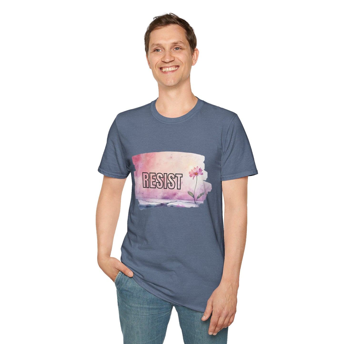 Inspirational Resist T-Shirt for Positivity and Change