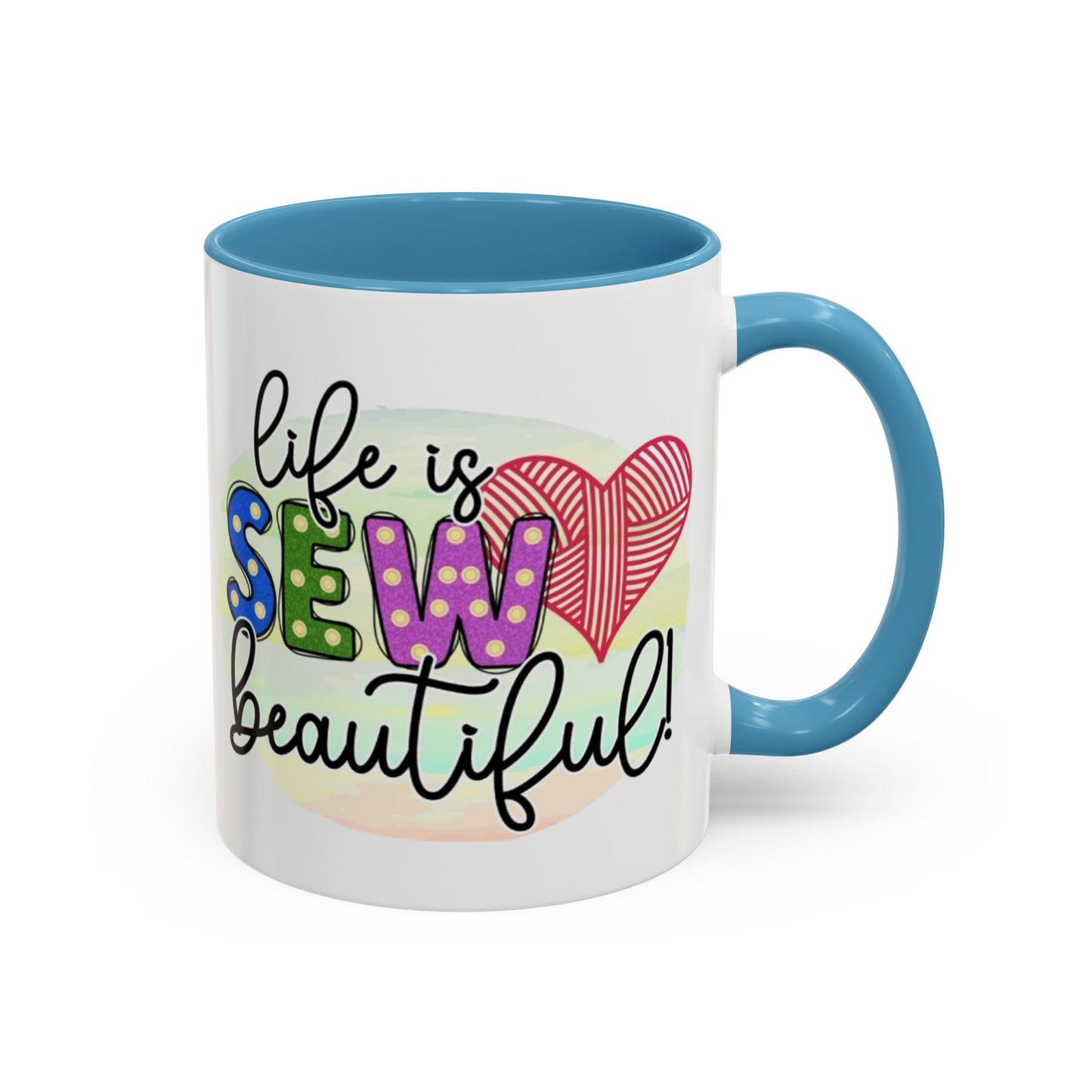 Sewing-Themed Coffee Mug – Perfect Gift for Crafters, Quilters, Birthday, Gift for Her, Inspirational Mug