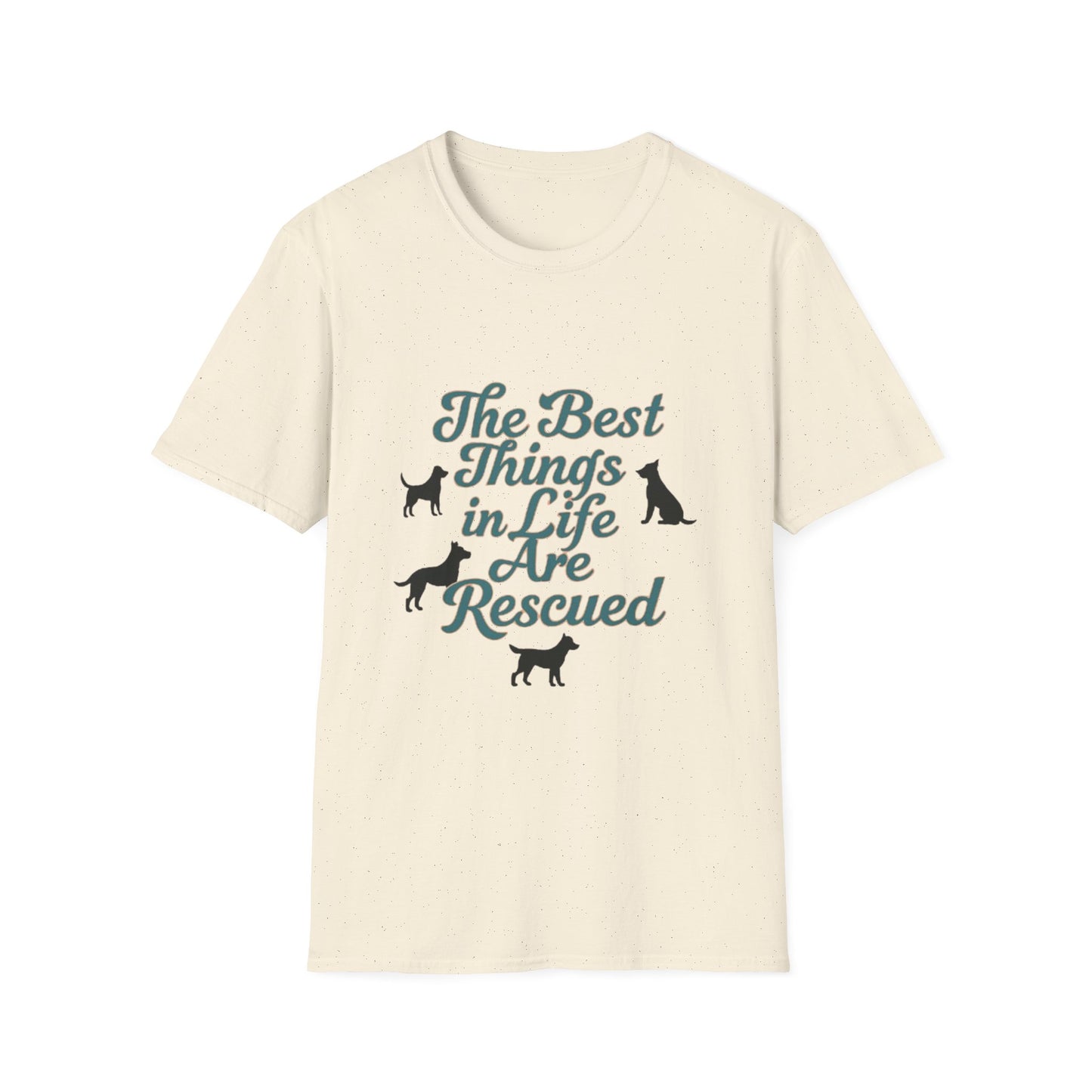 Rescue Dogs Unisex T-Shirt, Pet Lover Gift, Animal Rescue Shirt, Dog Adoption Tee, Gift for Dog Lovers
