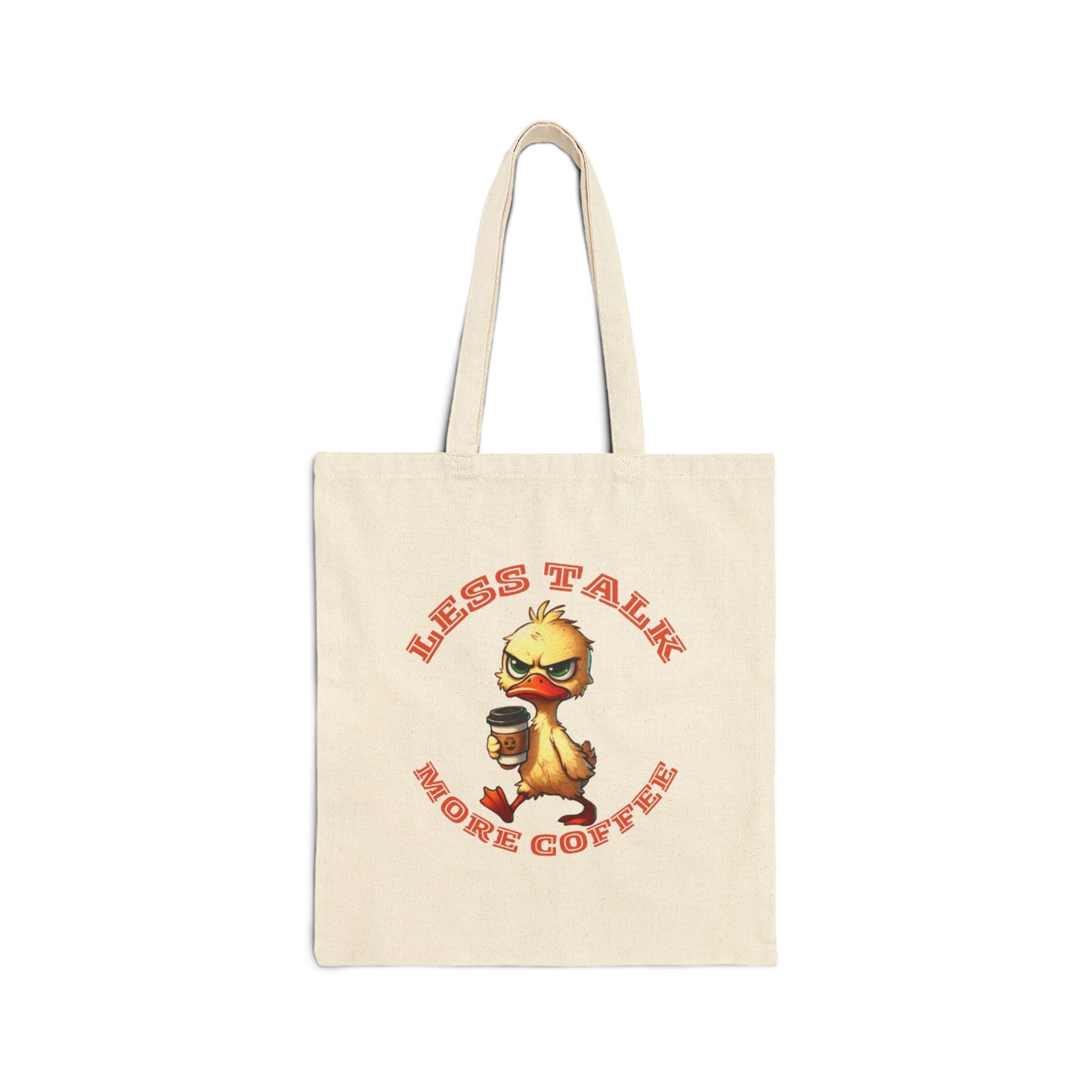 Coffee Lover's Cotton Canvas Tote Bag - Less Talk More Coffee Shopping Bag, Eco-Friendly Gift for Baristas, Cute Tote for Daily Use, [...]