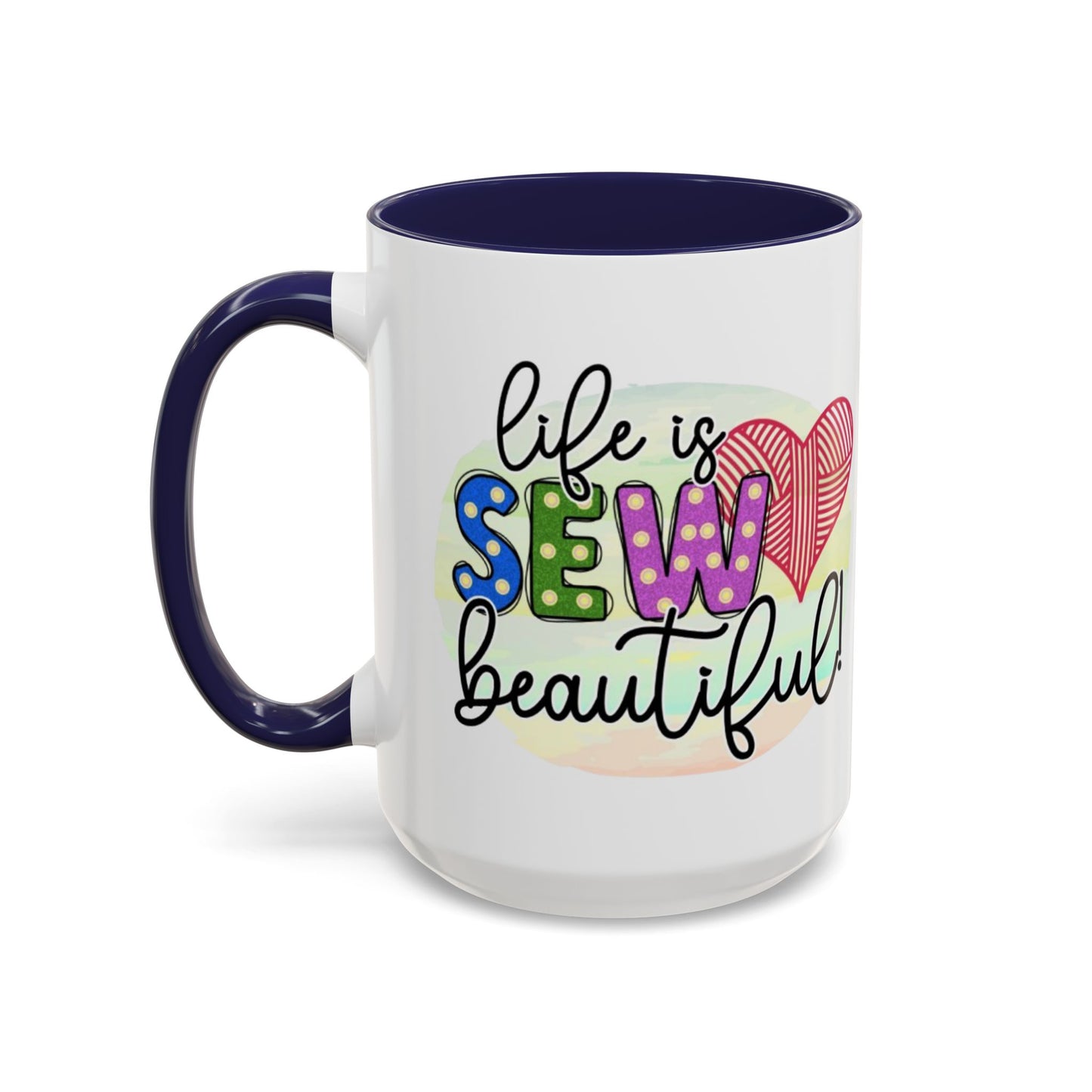 Sewing-Themed Coffee Mug – Perfect Gift for Crafters, Quilters, Birthday, Gift for Her, Inspirational Mug