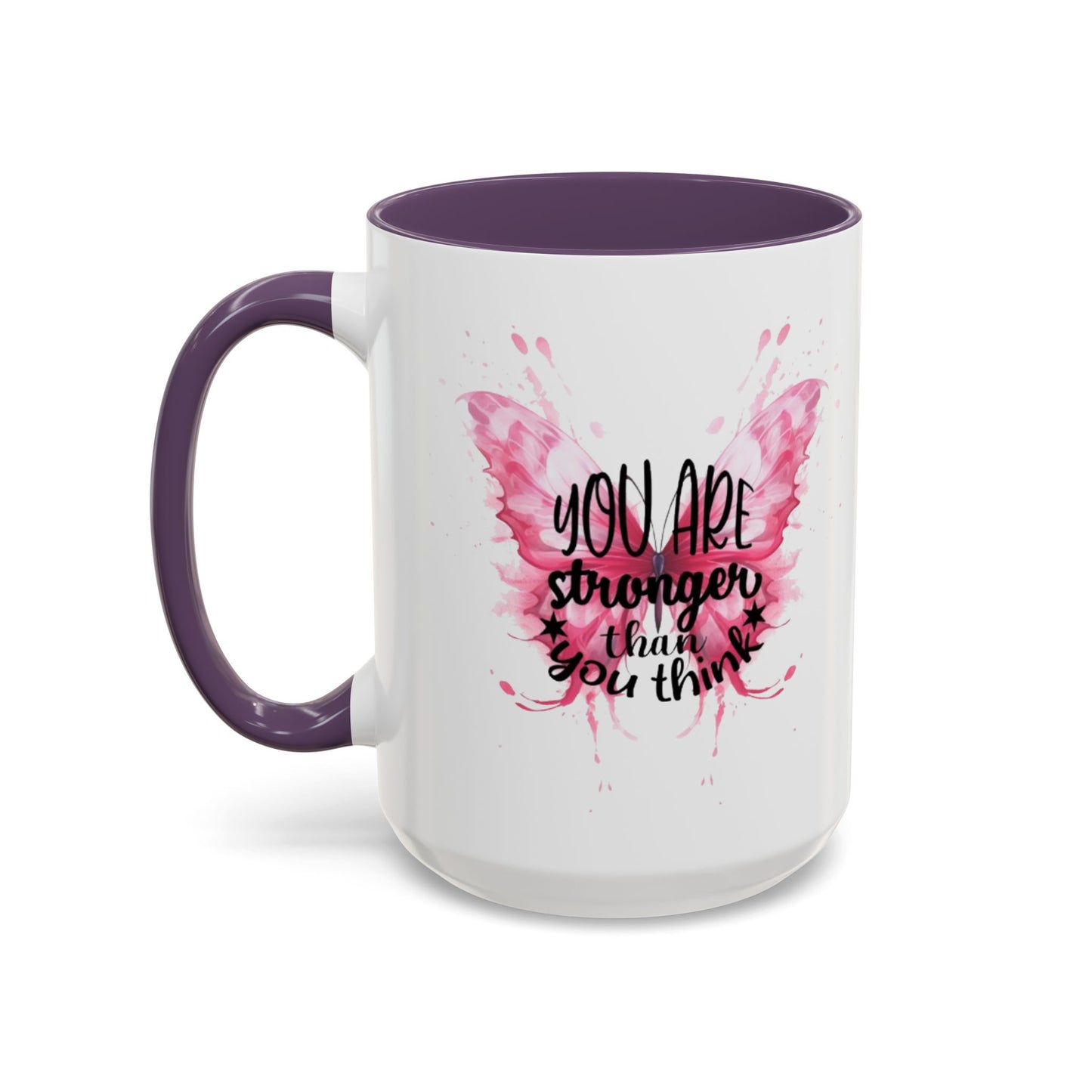 Inspirational Butterfly Coffee Mug, Empowerment Gift, Motivational Drinkware, Self-Care Mug, Butterfly Decor, Pink Mug