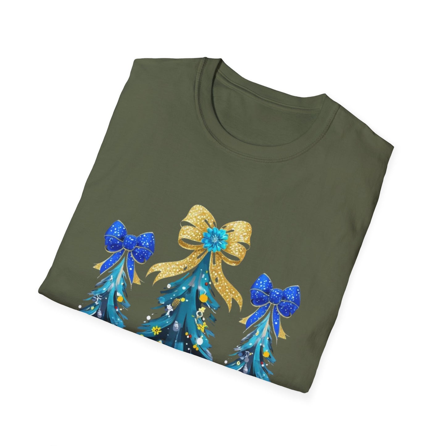 Merry & Bright Christmas T-Shirt, Unisex Holiday Tee, Festive Apparel, Christmas Party Shirt, Gift for Him or Her