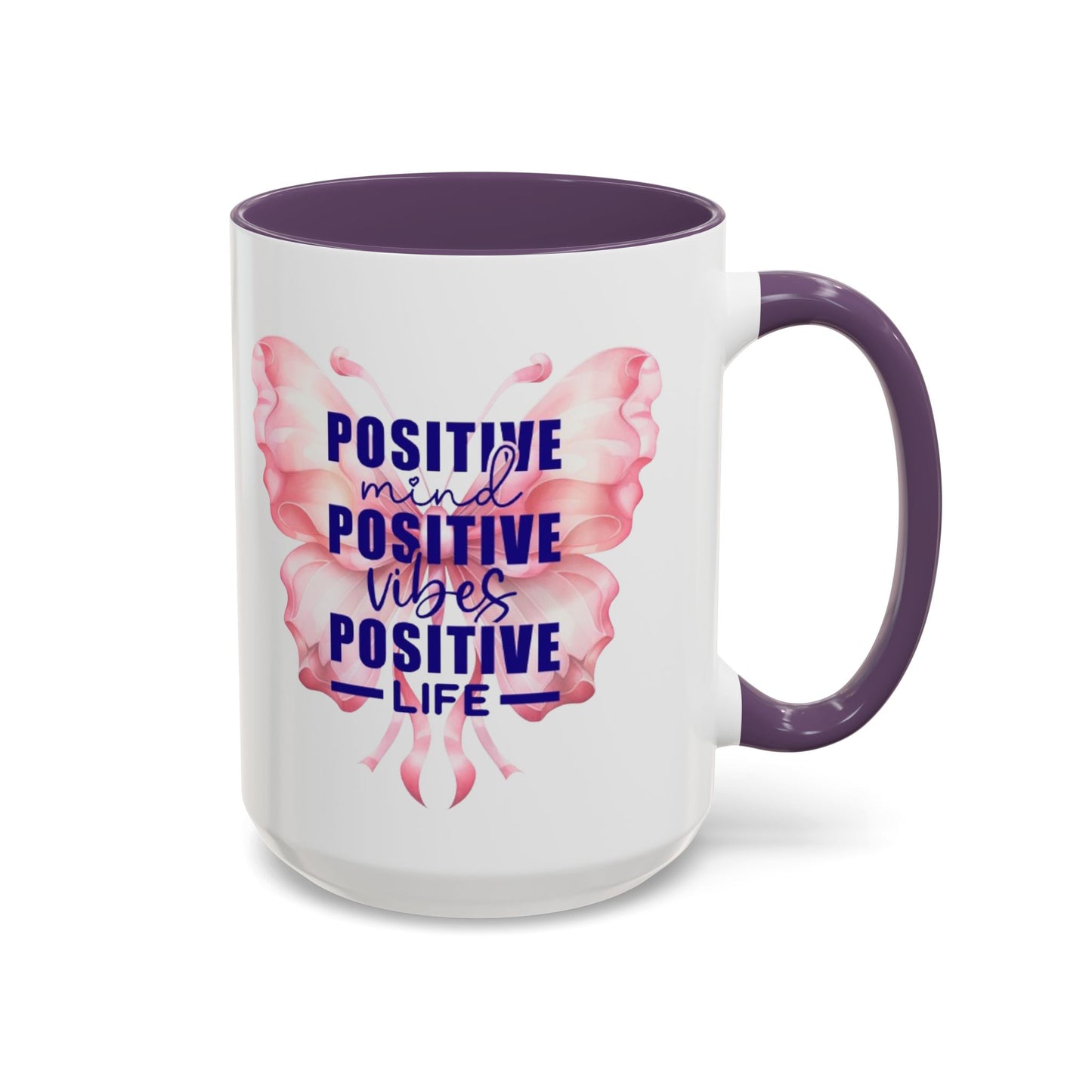 Positive Vibes Coffee Mug, Inspirational Mug, Motivational Mug for Home Office, Gift for Friends, Encouragement Cup, Positive Mind Decor