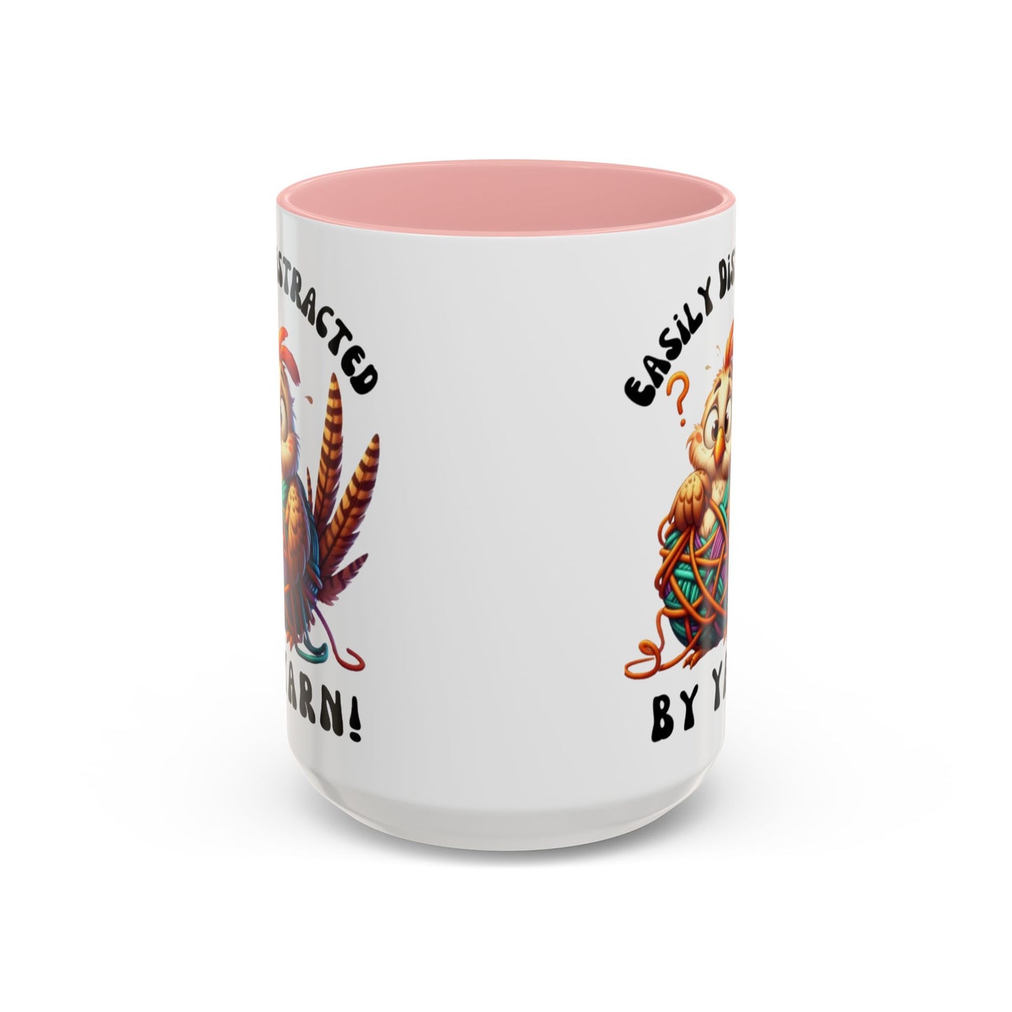 Whimsical Yarn Lover's Coffee Mug – Perfect Gift for Crafters, Crafting Enthusiasts, Cozy Home Decor, Fun Accent Mug