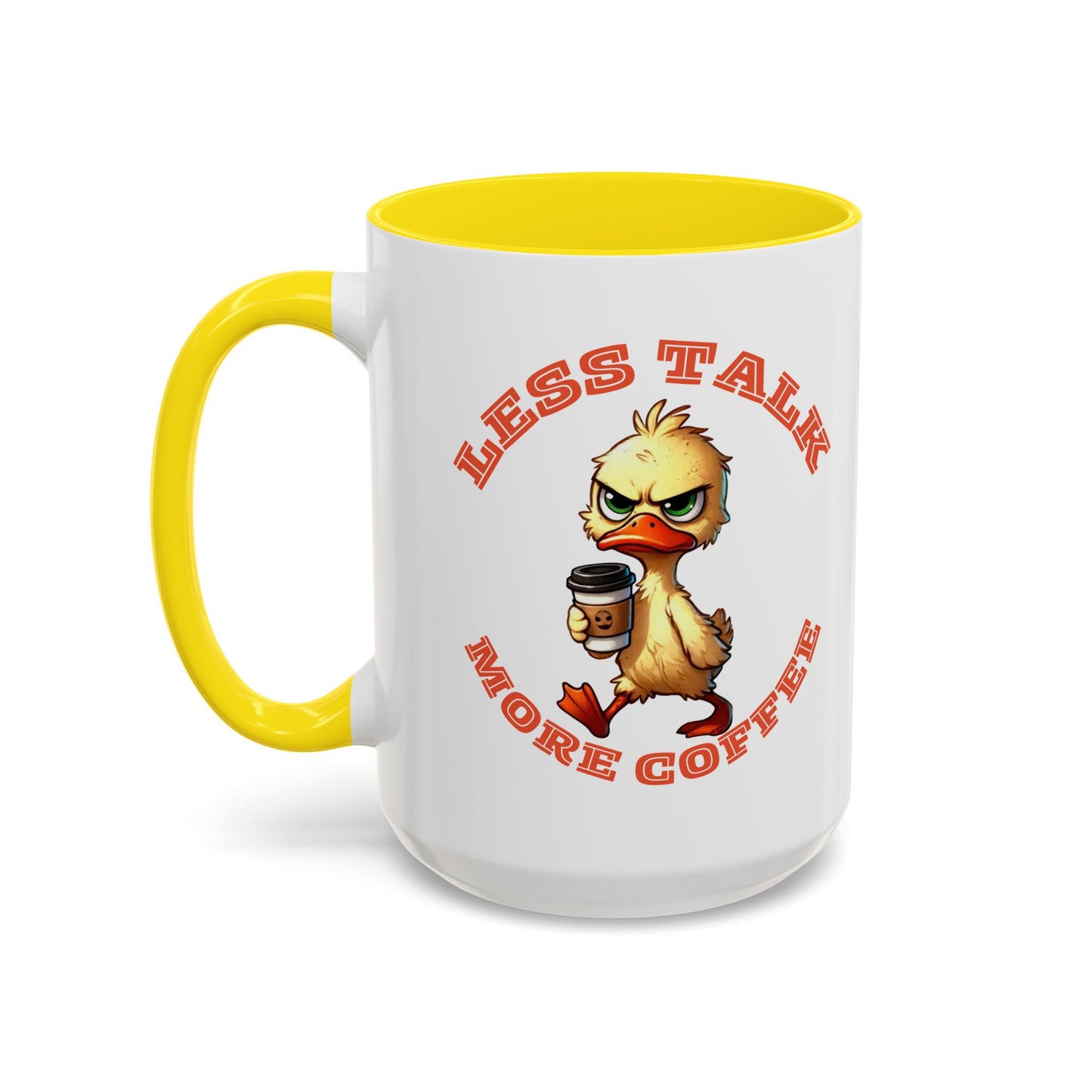 Funny Duck Coffee Mug - Less Talk More Coffee - Perfect for Coffee Lovers