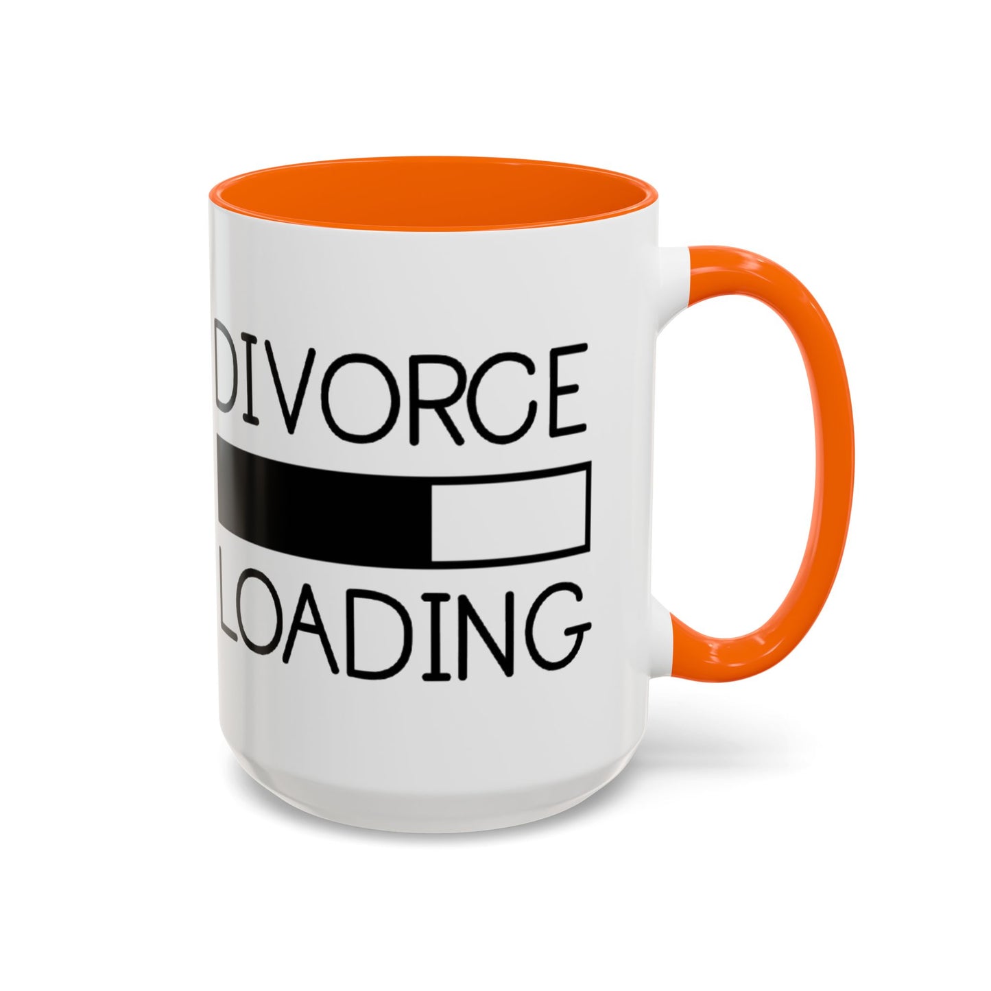 Divorce Loading Coffee Mug - Funny Accent Mug for Breakups, Gift for Friends, Humor Mug, Recovery Coffee Cup, Unique Divorce Gift