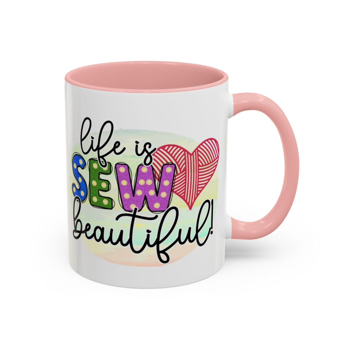 Sewing-Themed Coffee Mug – Perfect Gift for Crafters, Quilters, Birthday, Gift for Her, Inspirational Mug