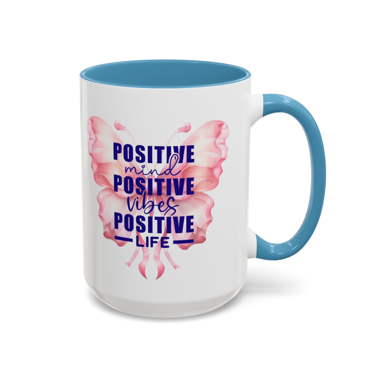 Positive Vibes Coffee Mug, Inspirational Mug, Motivational Mug for Home Office, Gift for Friends, Encouragement Cup, Positive Mind Decor
