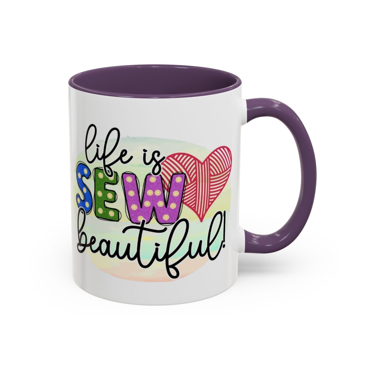 Sewing-Themed Coffee Mug – Perfect Gift for Crafters, Quilters, Birthday, Gift for Her, Inspirational Mug