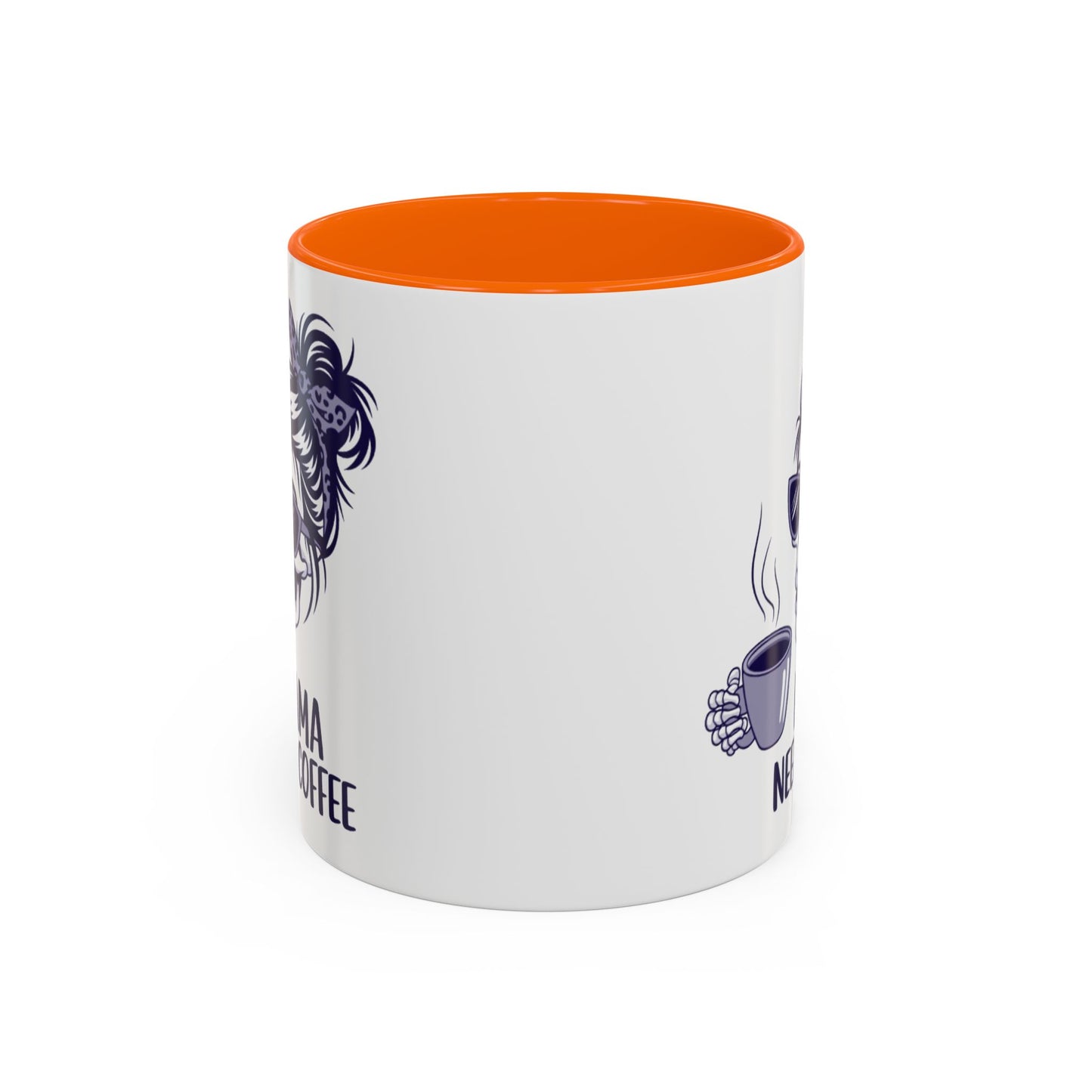 Mama Needs Coffee Skull Mug - Stylish 11/15oz Accent Coffee Mug for Coffee Lovers