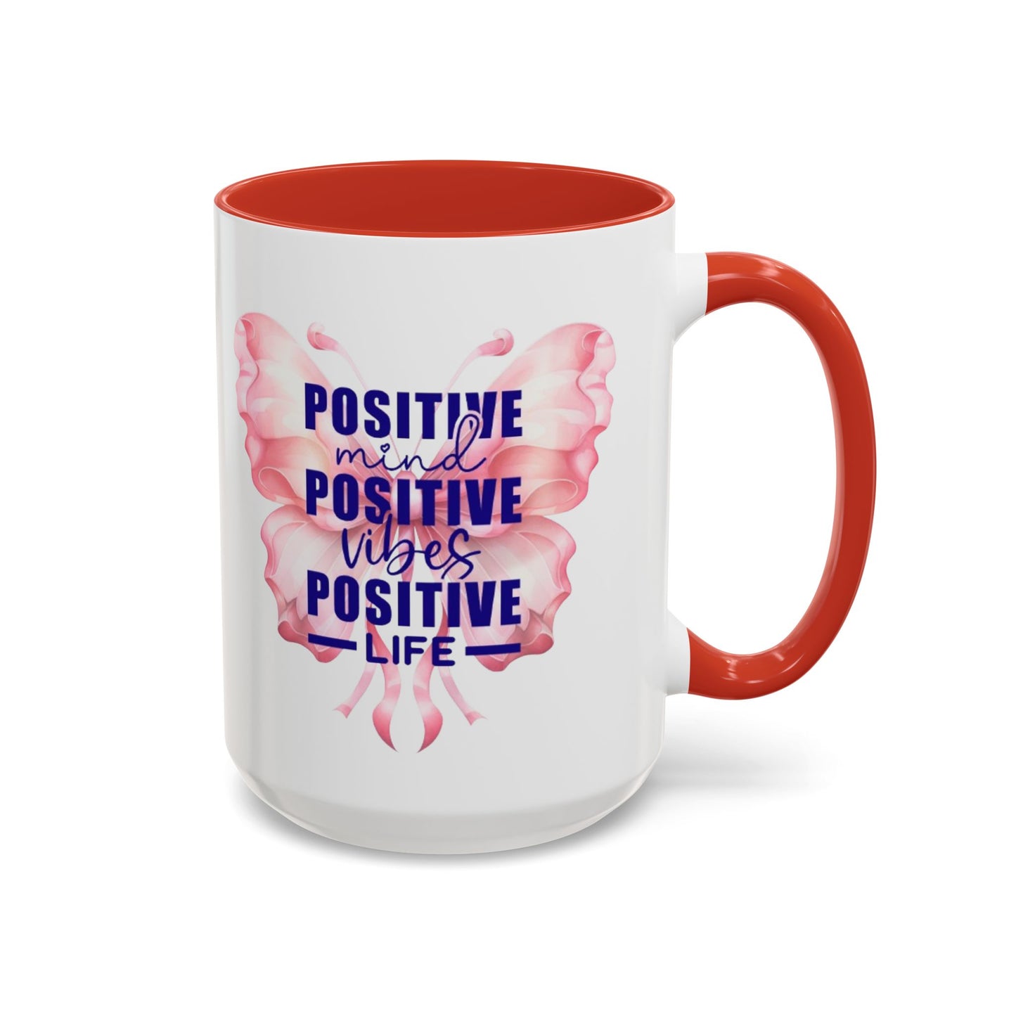 Positive Vibes Coffee Mug, Inspirational Mug, Motivational Mug for Home Office, Gift for Friends, Encouragement Cup, Positive Mind Decor