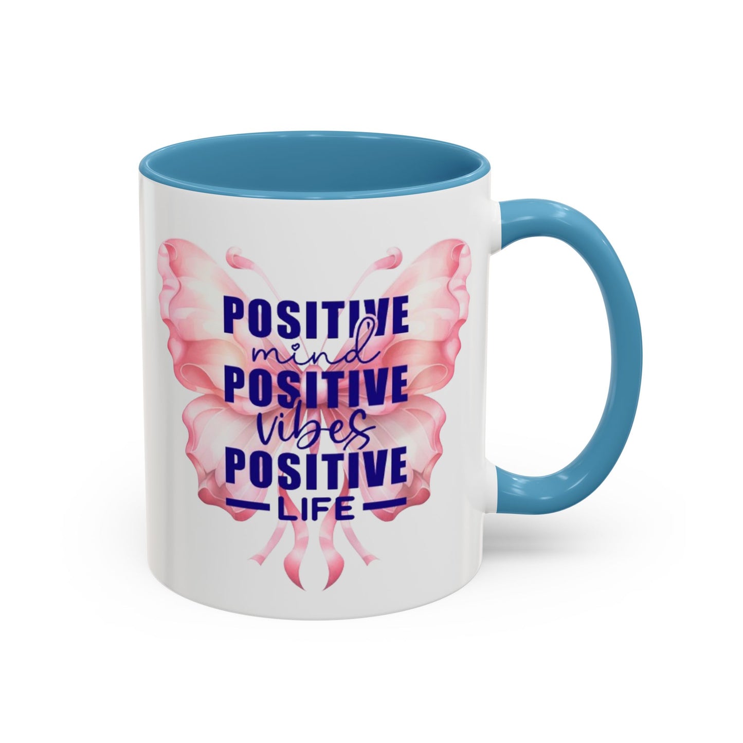 Positive Vibes Coffee Mug, Inspirational Mug, Motivational Mug for Home Office, Gift for Friends, Encouragement Cup, Positive Mind Decor
