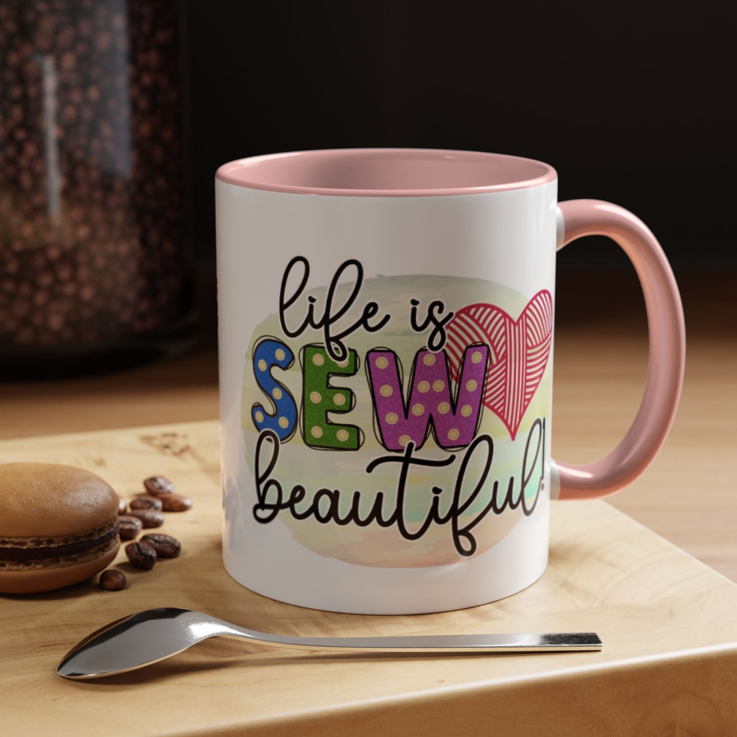 Sewing-Themed Coffee Mug – Perfect Gift for Crafters, Quilters, Birthday, Gift for Her, Inspirational Mug
