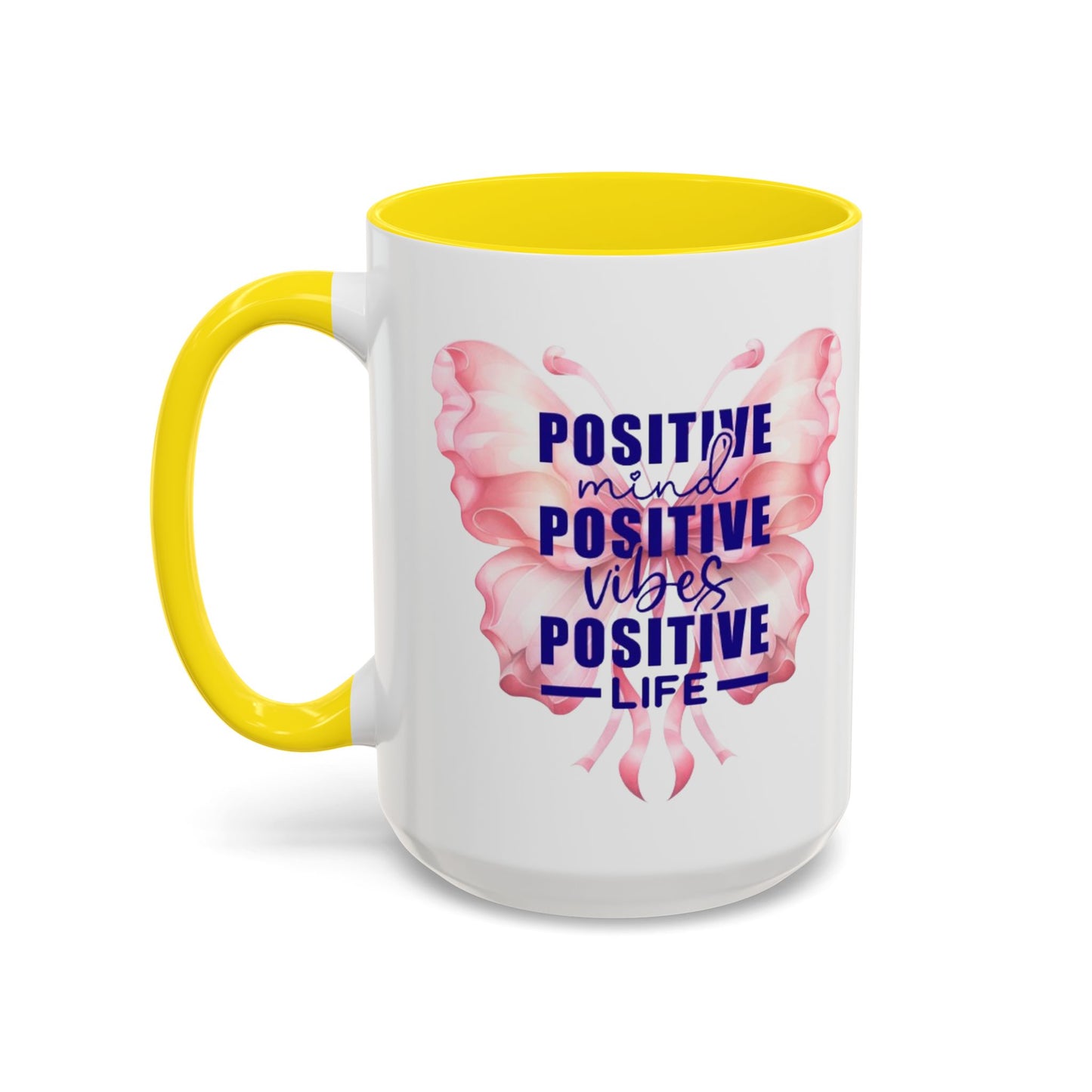 Positive Vibes Coffee Mug, Inspirational Mug, Motivational Mug for Home Office, Gift for Friends, Encouragement Cup, Positive Mind Decor