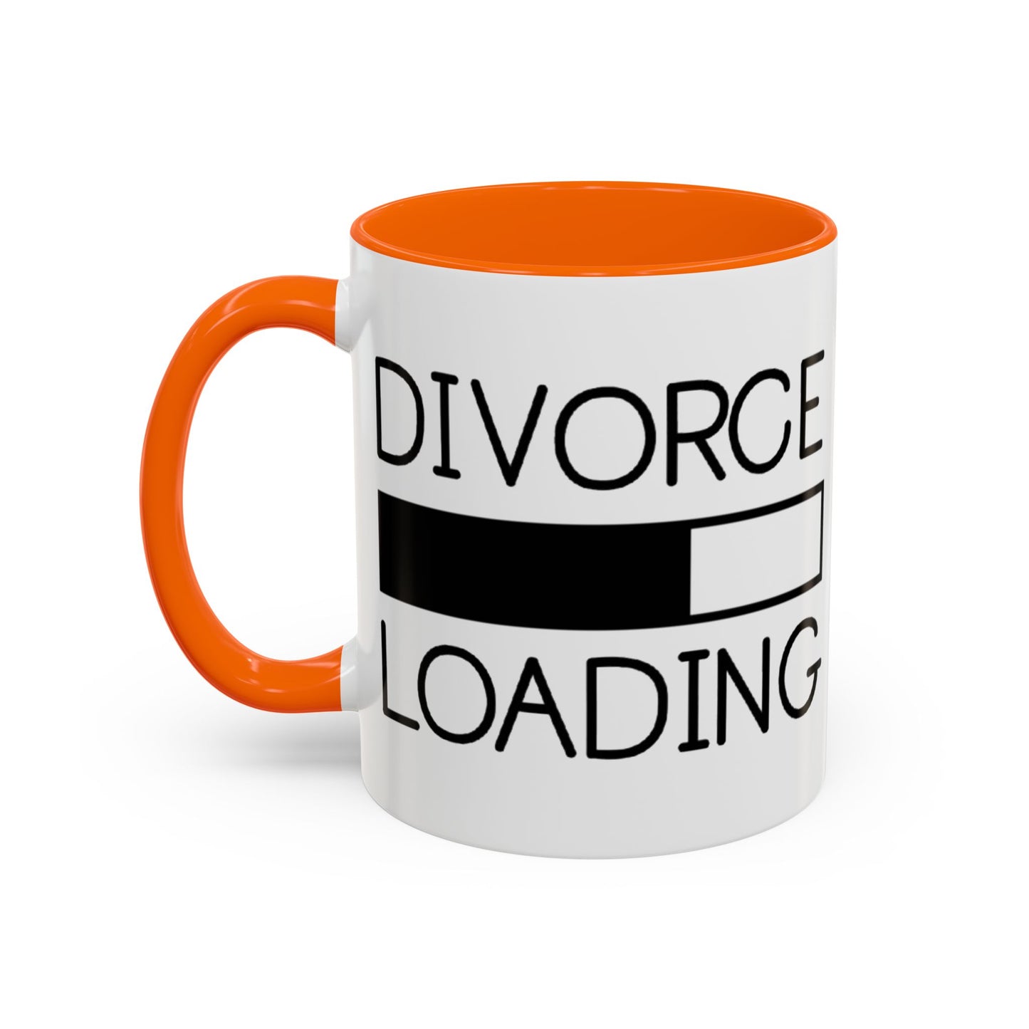 Divorce Loading Coffee Mug - Funny Accent Mug for Breakups, Gift for Friends, Humor Mug, Recovery Coffee Cup, Unique Divorce Gift