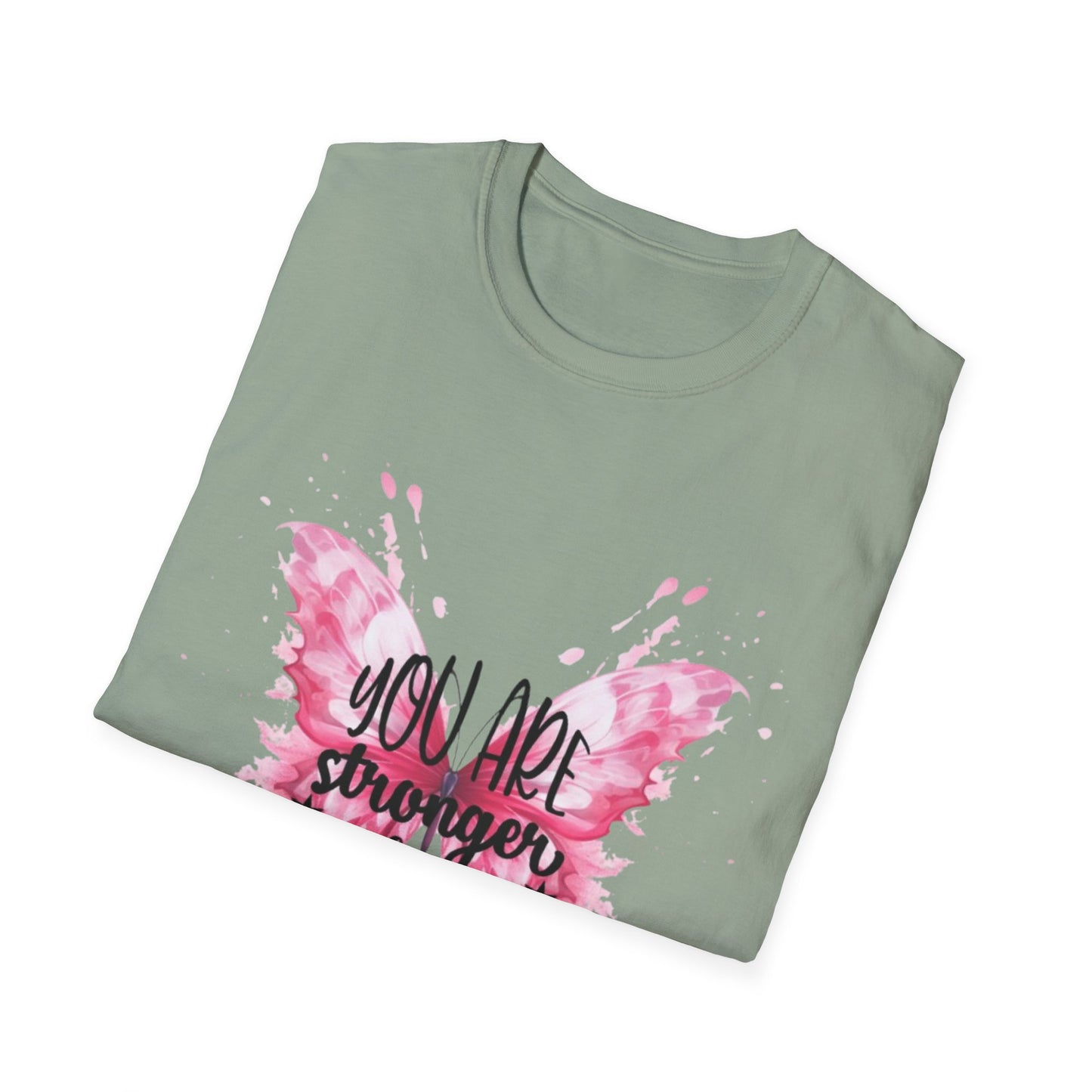Empowering Butterfly T-Shirt, Inspirational Tee, Motivational Gift, Affirmation Apparel, Positive Vibes Shirt, Strength Quote T-Shirt