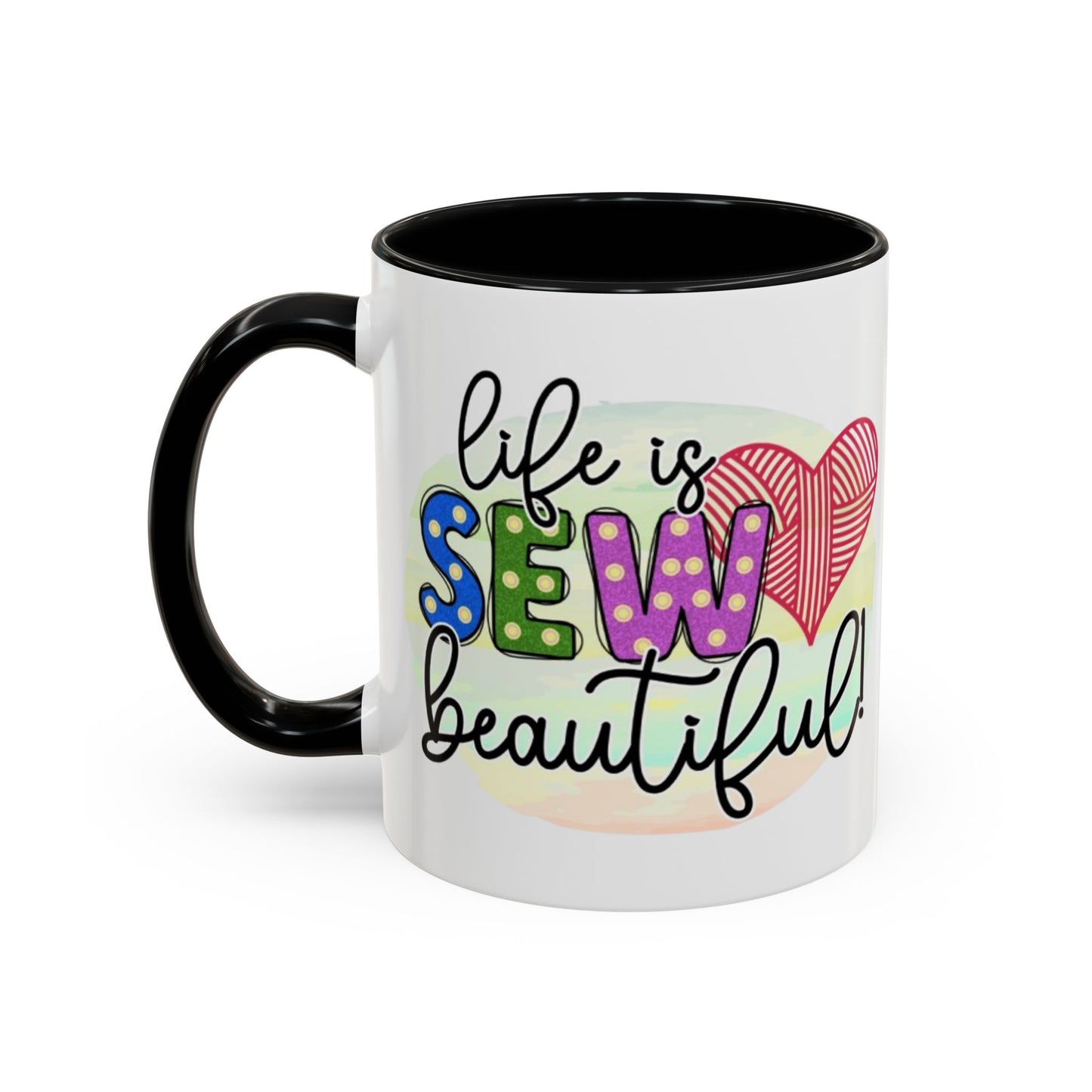 Sewing-Themed Coffee Mug – Perfect Gift for Crafters, Quilters, Birthday, Gift for Her, Inspirational Mug