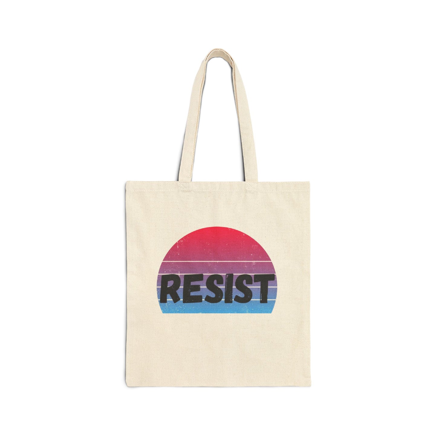 Resist Cotton Canvas Tote Bag | Eco-Friendly Shopping Bag, Motivational Gift, Sustainable Style, Reusable Tote, Activist Essentials