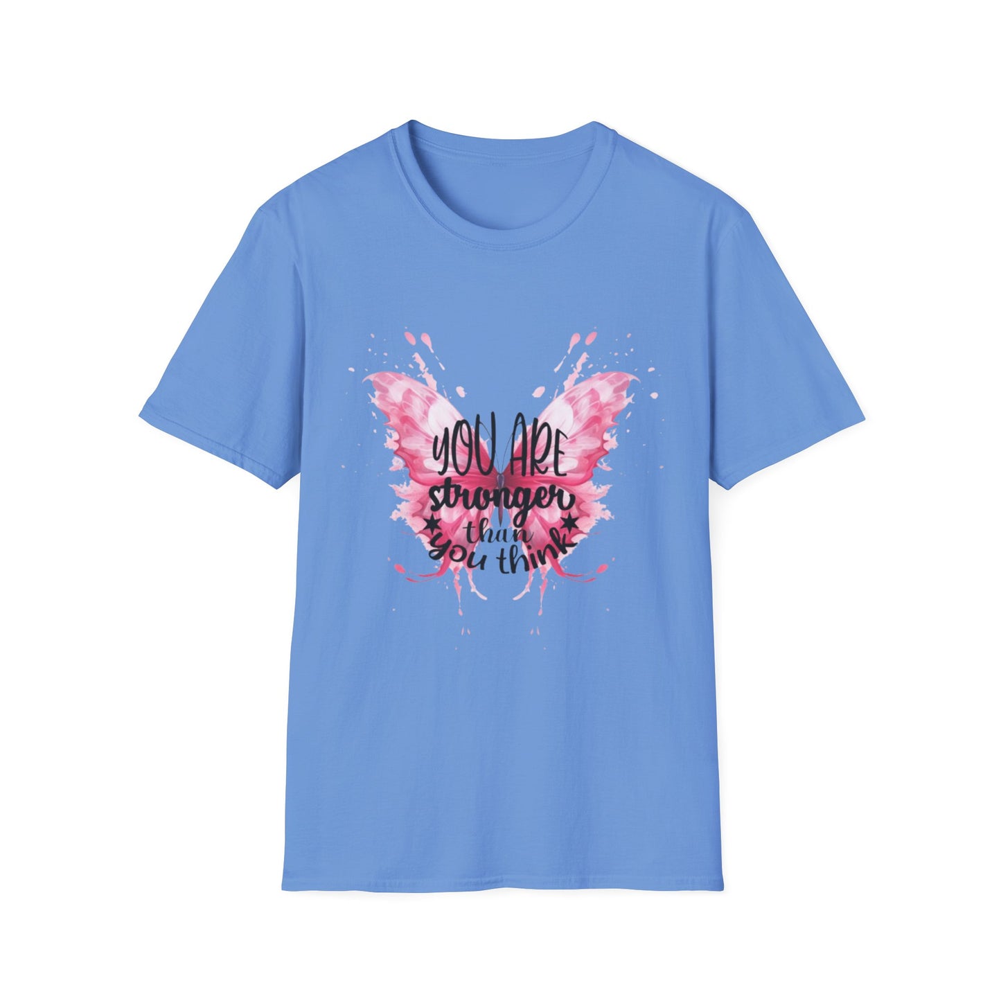 Empowering Butterfly T-Shirt, Inspirational Tee, Motivational Gift, Affirmation Apparel, Positive Vibes Shirt, Strength Quote T-Shirt