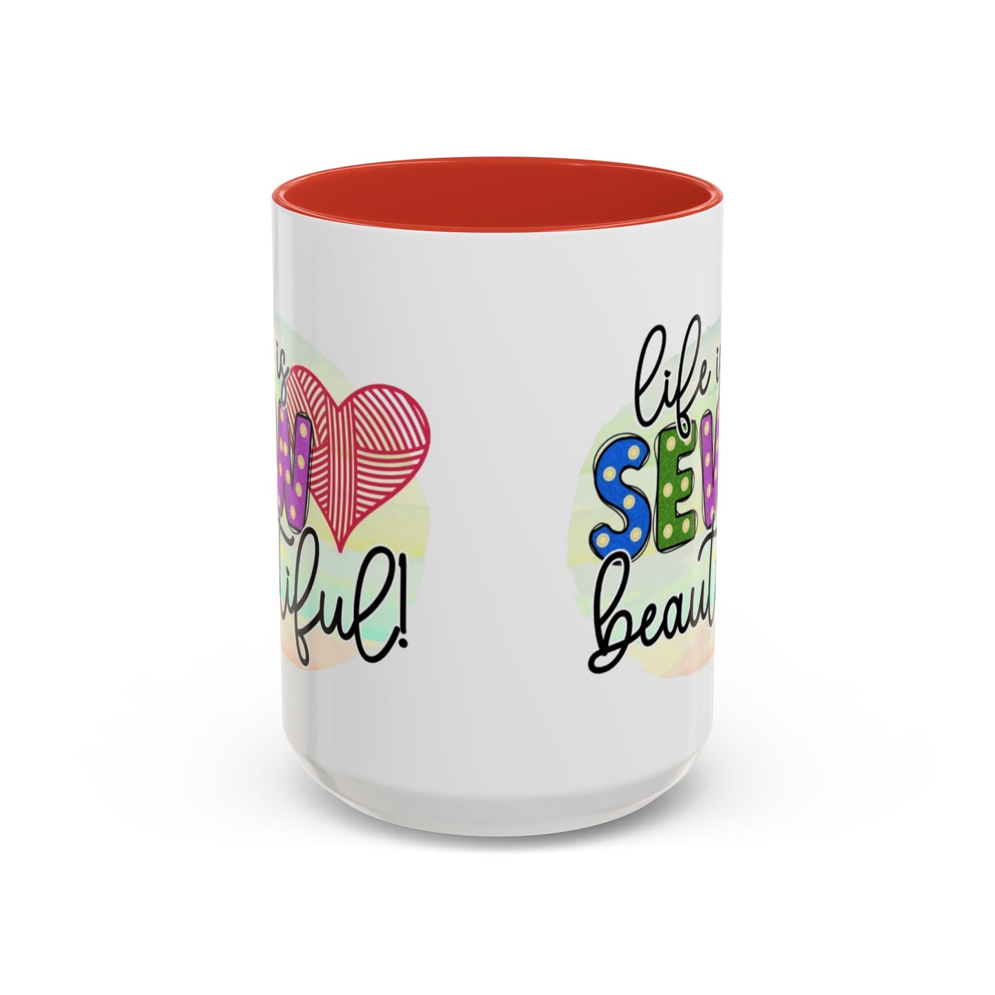 Sewing-Themed Coffee Mug – Perfect Gift for Crafters, Quilters, Birthday, Gift for Her, Inspirational Mug