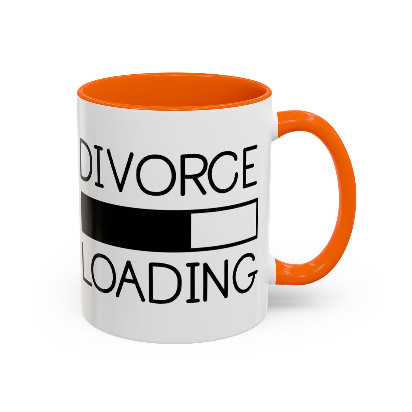 Divorce Loading Coffee Mug - Funny Accent Mug for Breakups, Gift for Friends, Humor Mug, Recovery Coffee Cup, Unique Divorce Gift