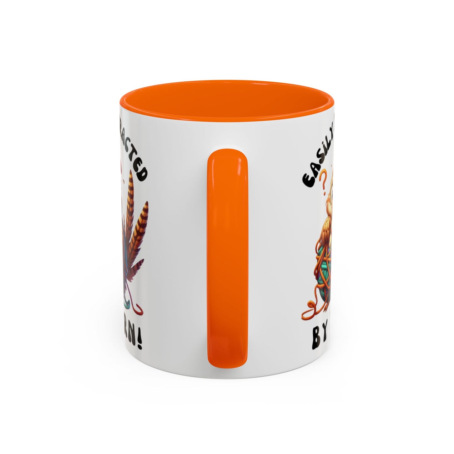 Whimsical Yarn Lover's Coffee Mug – Perfect Gift for Crafters, Crafting Enthusiasts, Cozy Home Decor, Fun Accent Mug
