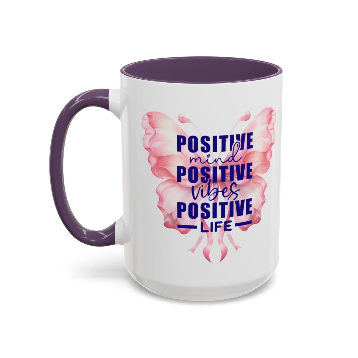Positive Vibes Coffee Mug, Inspirational Mug, Motivational Mug for Home Office, Gift for Friends, Encouragement Cup, Positive Mind Decor