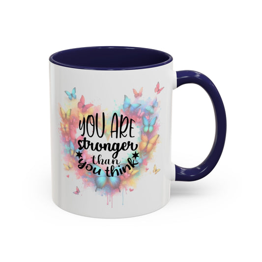 Inspirational Butterfly Coffee Mug, Motivational Gift for Friends, Colorful Mug for Tea Lover, Positive Affirmation, Self-Care Sip