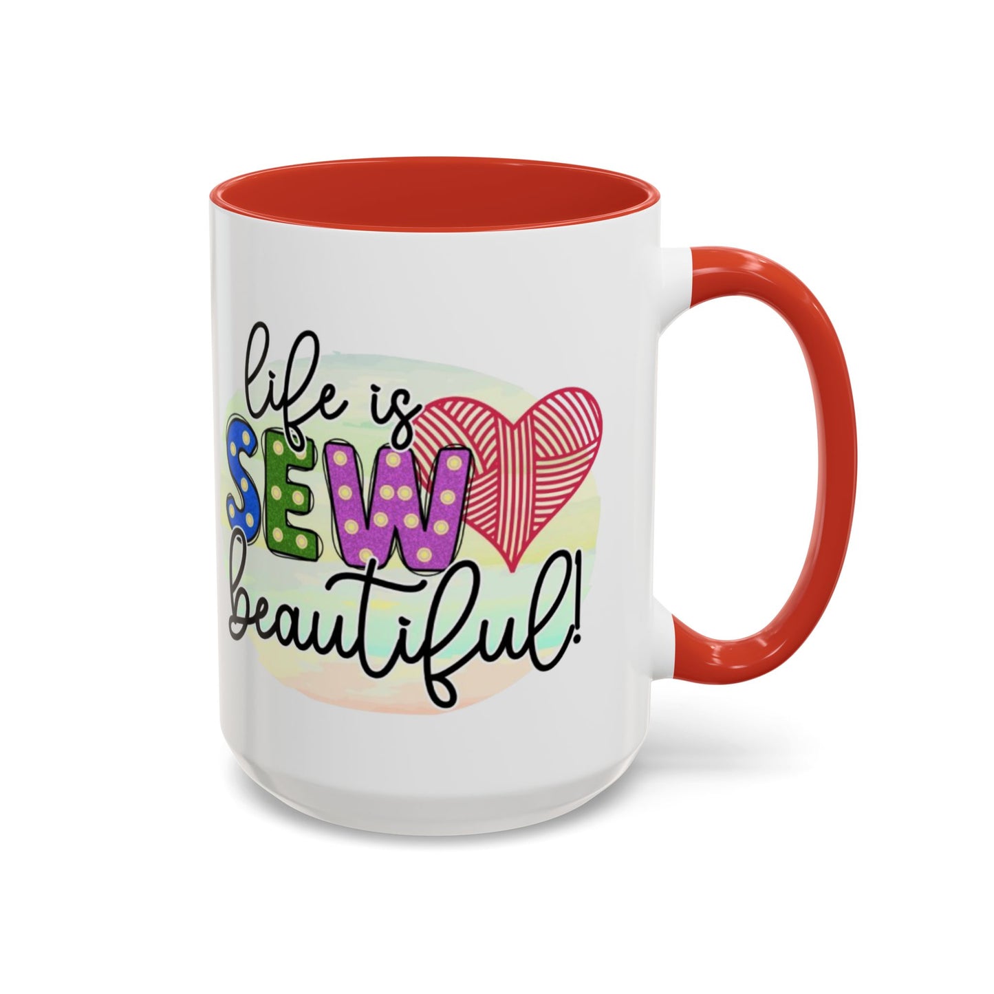 Sewing-Themed Coffee Mug – Perfect Gift for Crafters, Quilters, Birthday, Gift for Her, Inspirational Mug