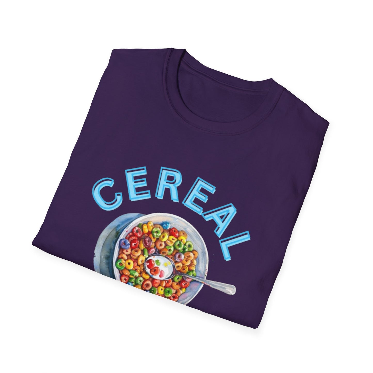 Cereal Killer Unisex Softstyle T-Shirt - Fun Humor Tee for Breakfast Lovers