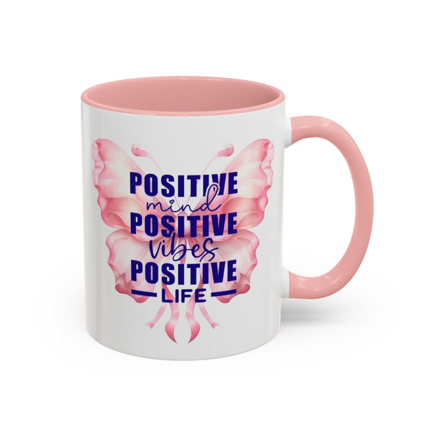 Positive Vibes Coffee Mug, Inspirational Mug, Motivational Mug for Home Office, Gift for Friends, Encouragement Cup, Positive Mind Decor