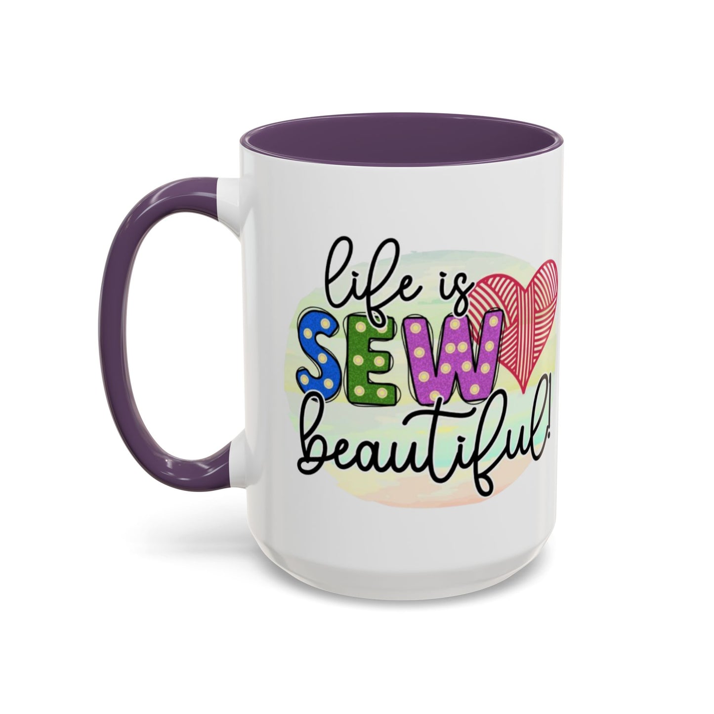 Sewing-Themed Coffee Mug – Perfect Gift for Crafters, Quilters, Birthday, Gift for Her, Inspirational Mug