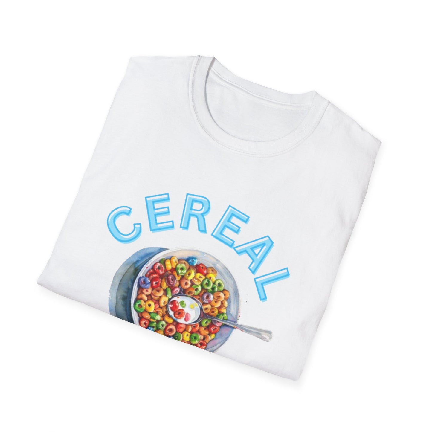 Cereal Killer Unisex Softstyle T-Shirt - Fun Humor Tee for Breakfast Lovers