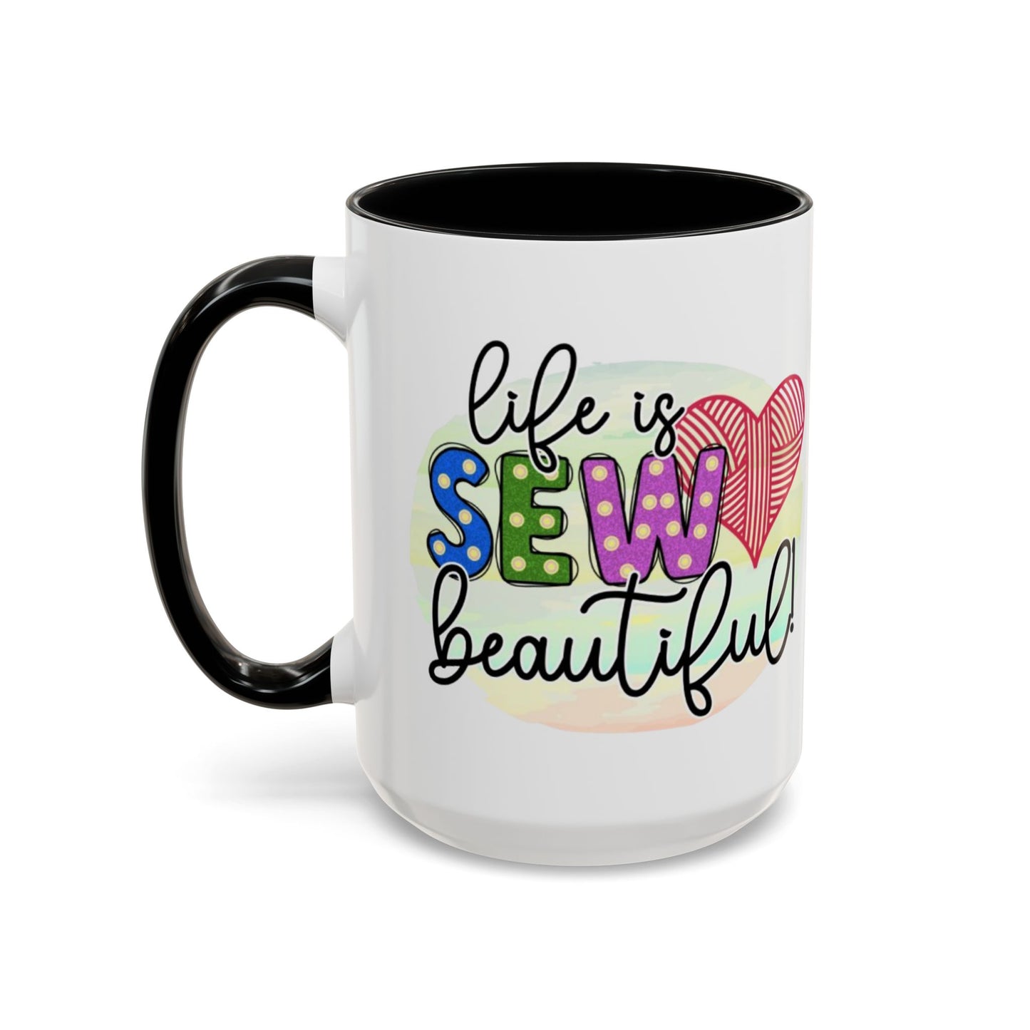 Sewing-Themed Coffee Mug – Perfect Gift for Crafters, Quilters, Birthday, Gift for Her, Inspirational Mug