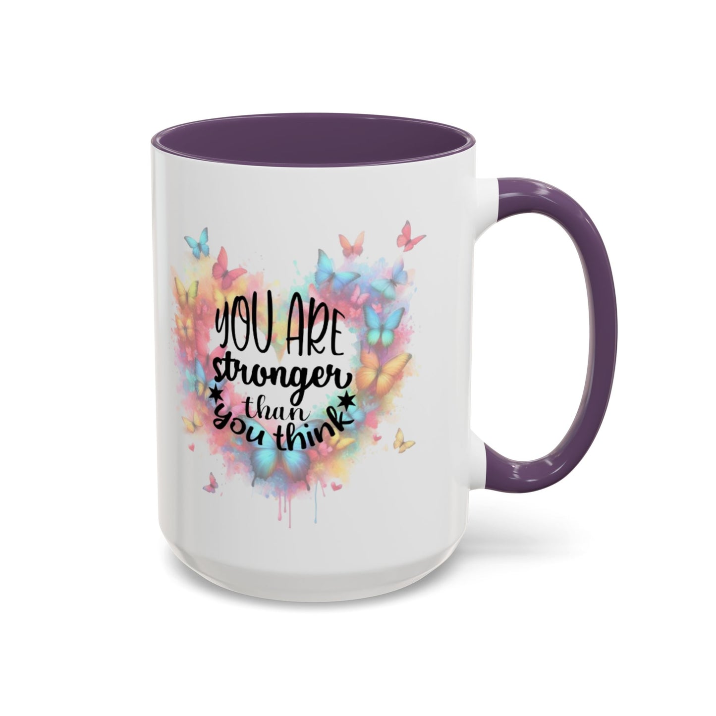 Inspirational Butterfly Coffee Mug, Motivational Gift for Friends, Colorful Mug for Tea Lover, Positive Affirmation, Self-Care Sip