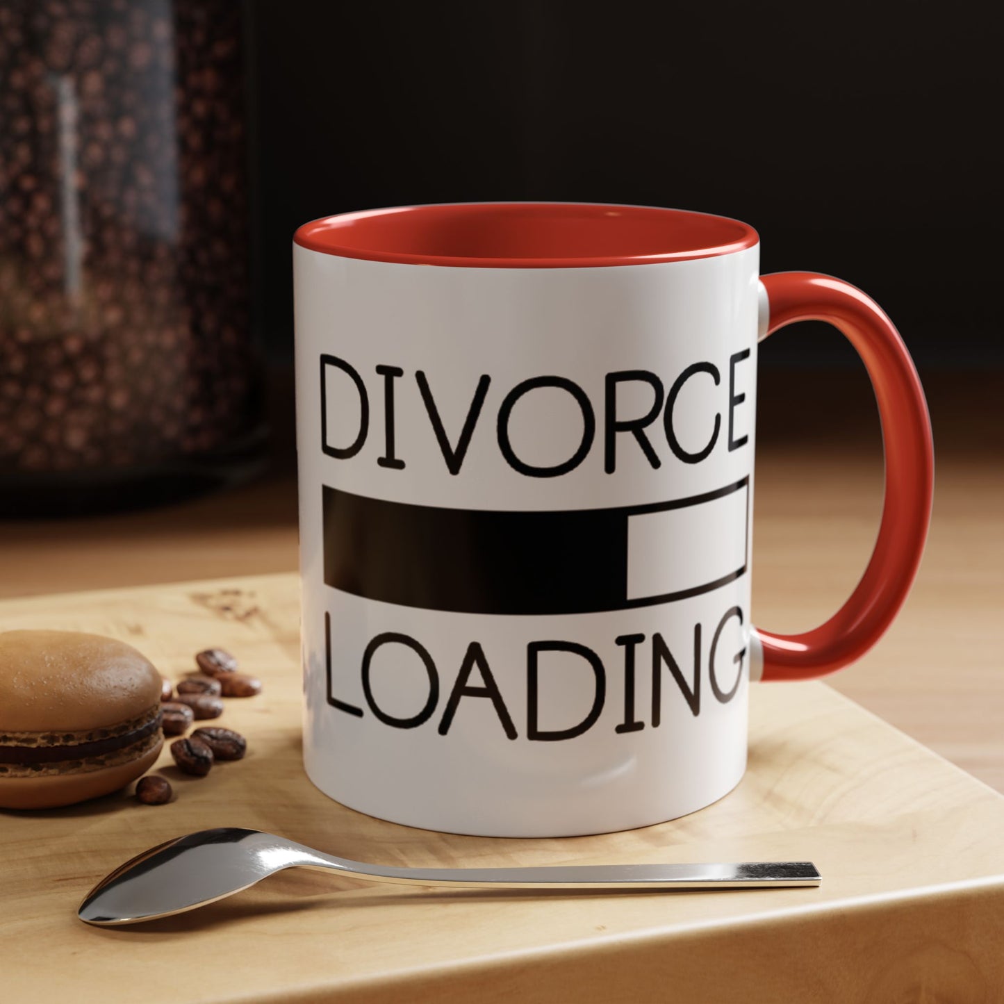 Divorce Loading Coffee Mug - Funny Accent Mug for Breakups, Gift for Friends, Humor Mug, Recovery Coffee Cup, Unique Divorce Gift