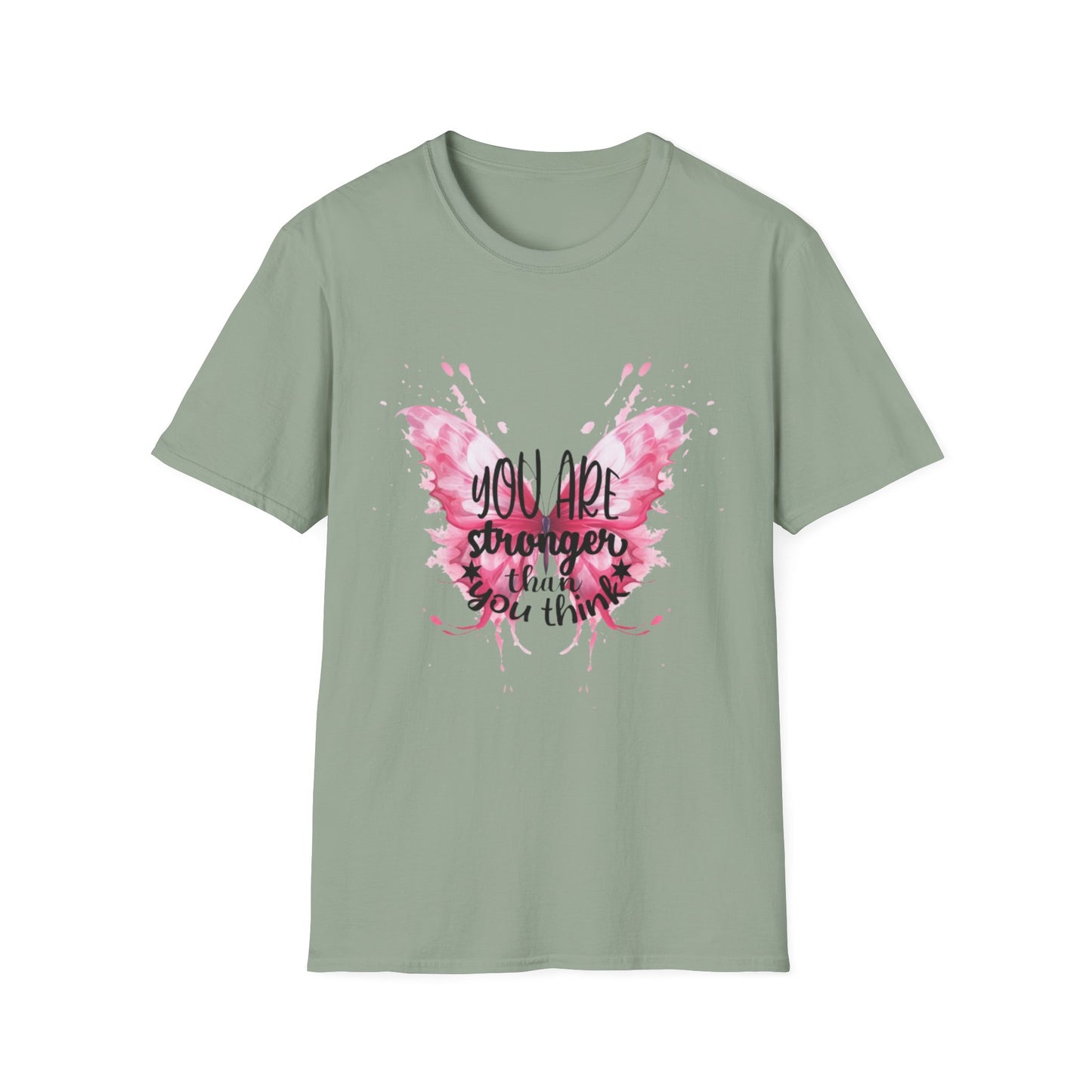 Empowering Butterfly T-Shirt, Inspirational Tee, Motivational Gift, Affirmation Apparel, Positive Vibes Shirt, Strength Quote T-Shirt