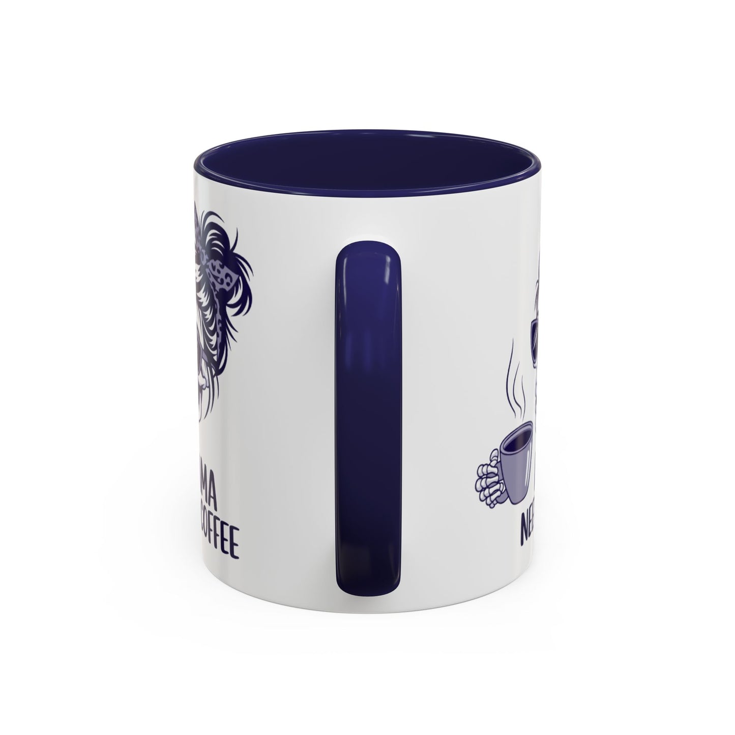 Mama Needs Coffee Skull Mug - Stylish 11/15oz Accent Coffee Mug for Coffee Lovers