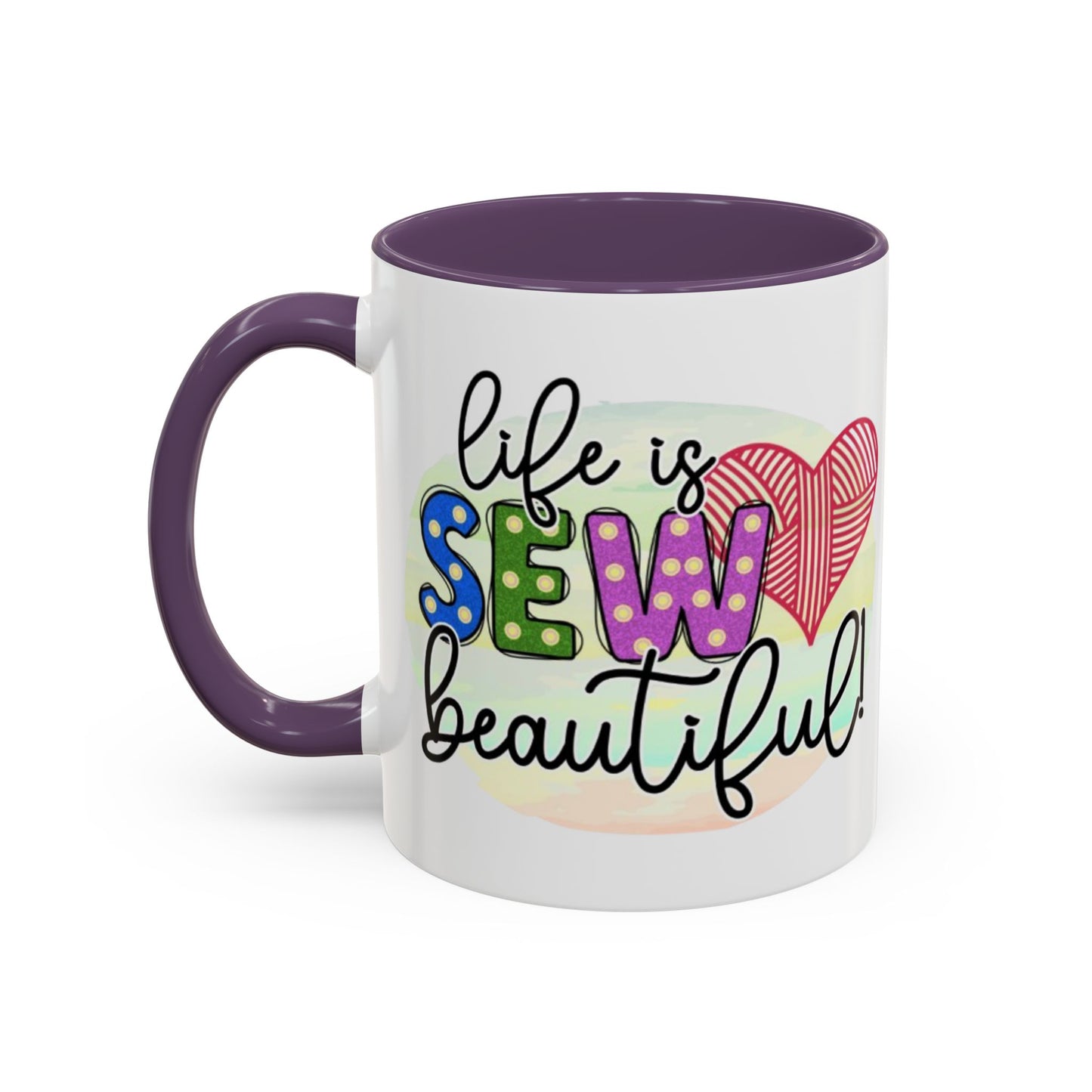 Sewing-Themed Coffee Mug – Perfect Gift for Crafters, Quilters, Birthday, Gift for Her, Inspirational Mug
